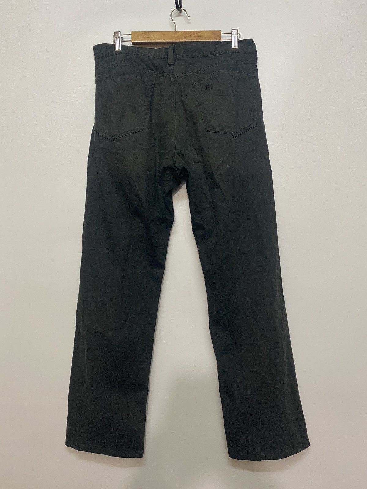 Burberry × Vintage Burberry London Black Stretch Pant Size US 34 / EU 50 - 2 Thumbnail