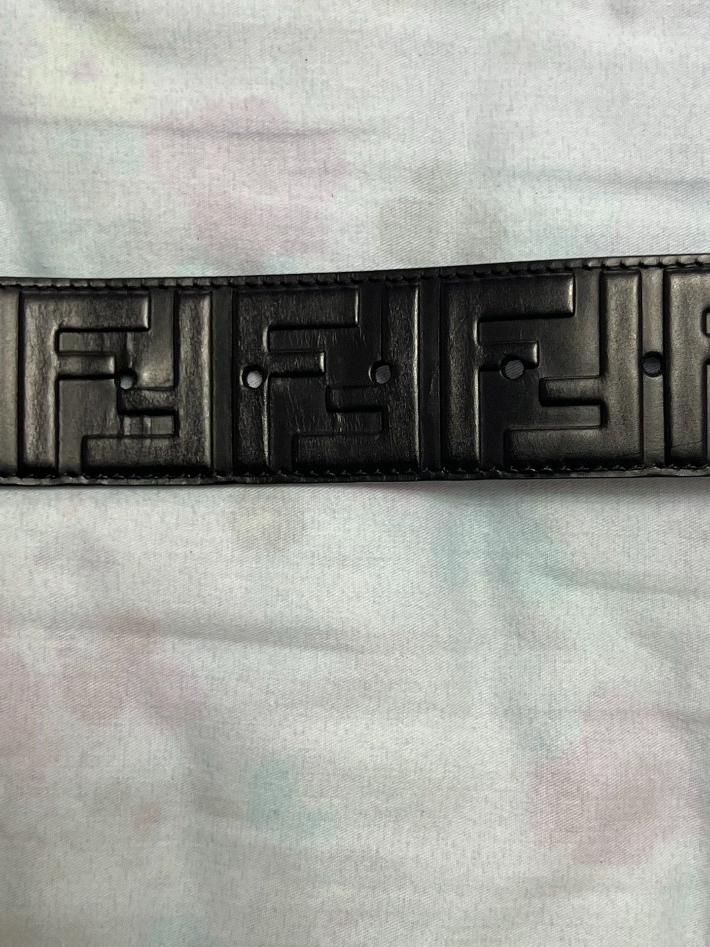 Fendi Fendi logo belt black 100 Size ONE SIZE - 4 Thumbnail