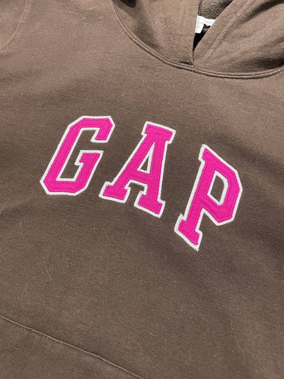 Gap Vintage GAP Hoodie Brown Big Logo Pink Women Size M Size M / US 6-8 / IT 42-44 - 5 Thumbnail
