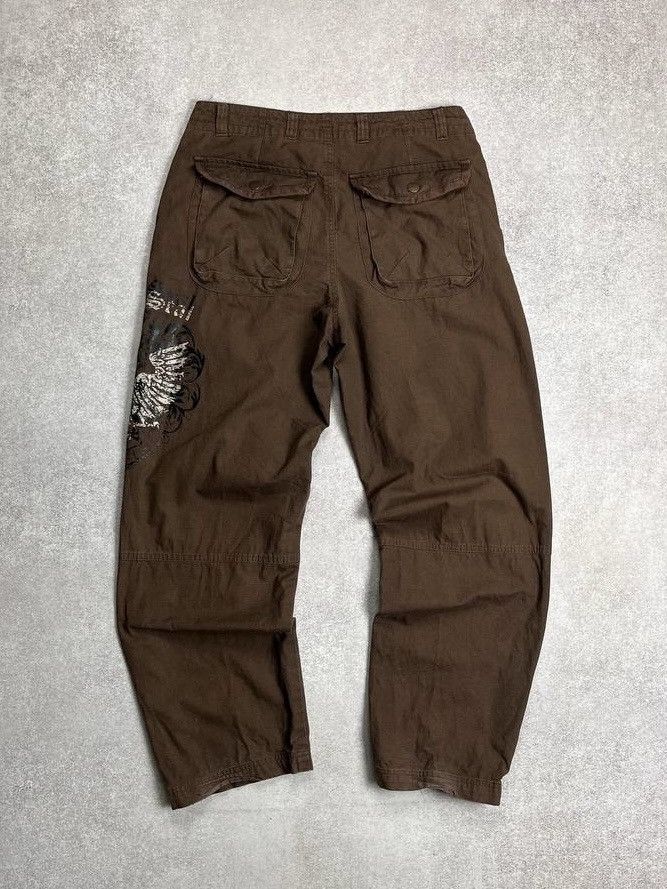 Japanese Brand Vintage Japanese Avantgarde Baggy Pants Y2K 32 Size US 32 / EU 48 - 3 Thumbnail