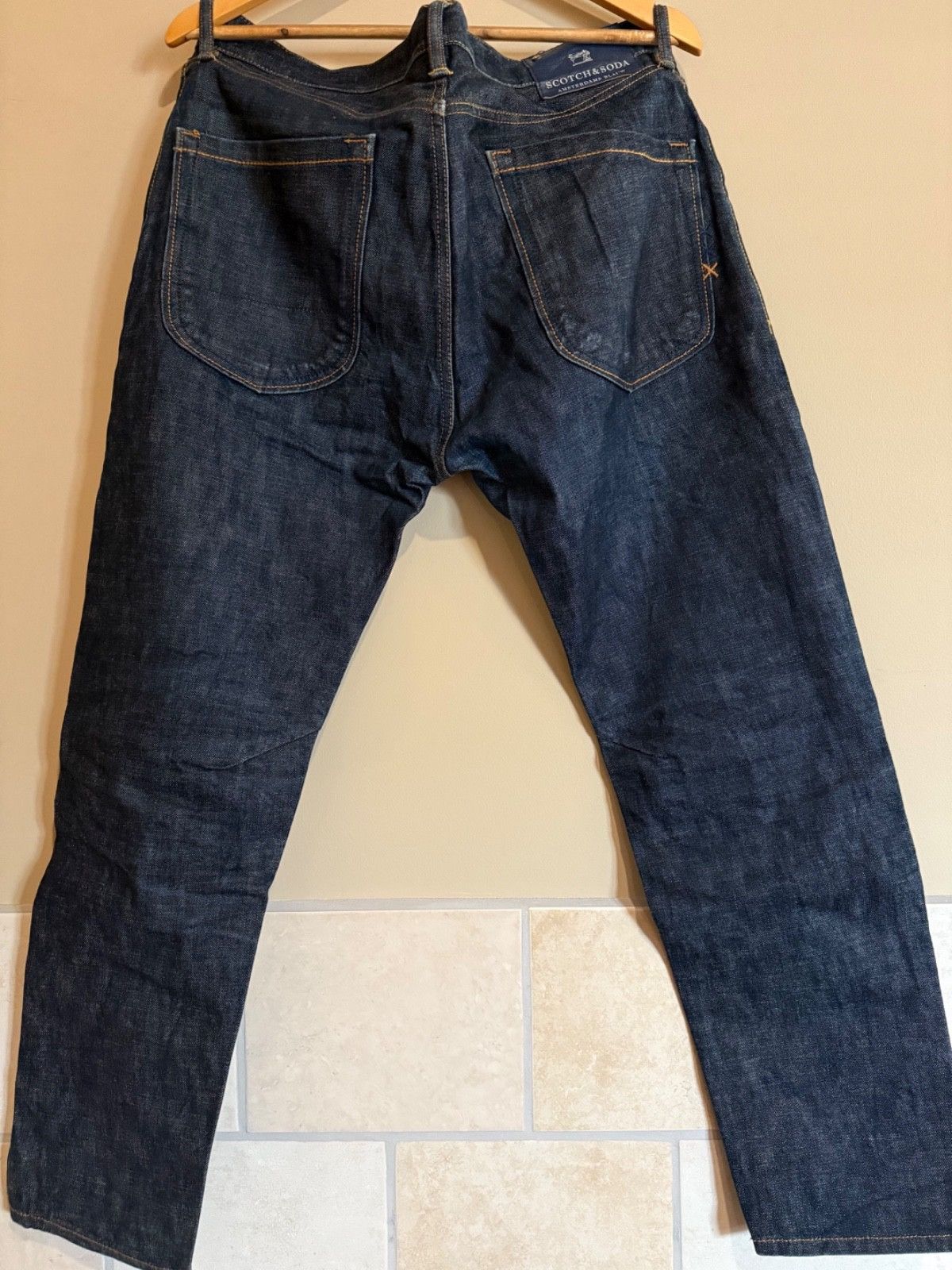 Scotch & Soda Scotch & Soda, Dean, Heavy Rigid Denim Jeans, Mens 33x32 Size US 33 - 5 Thumbnail
