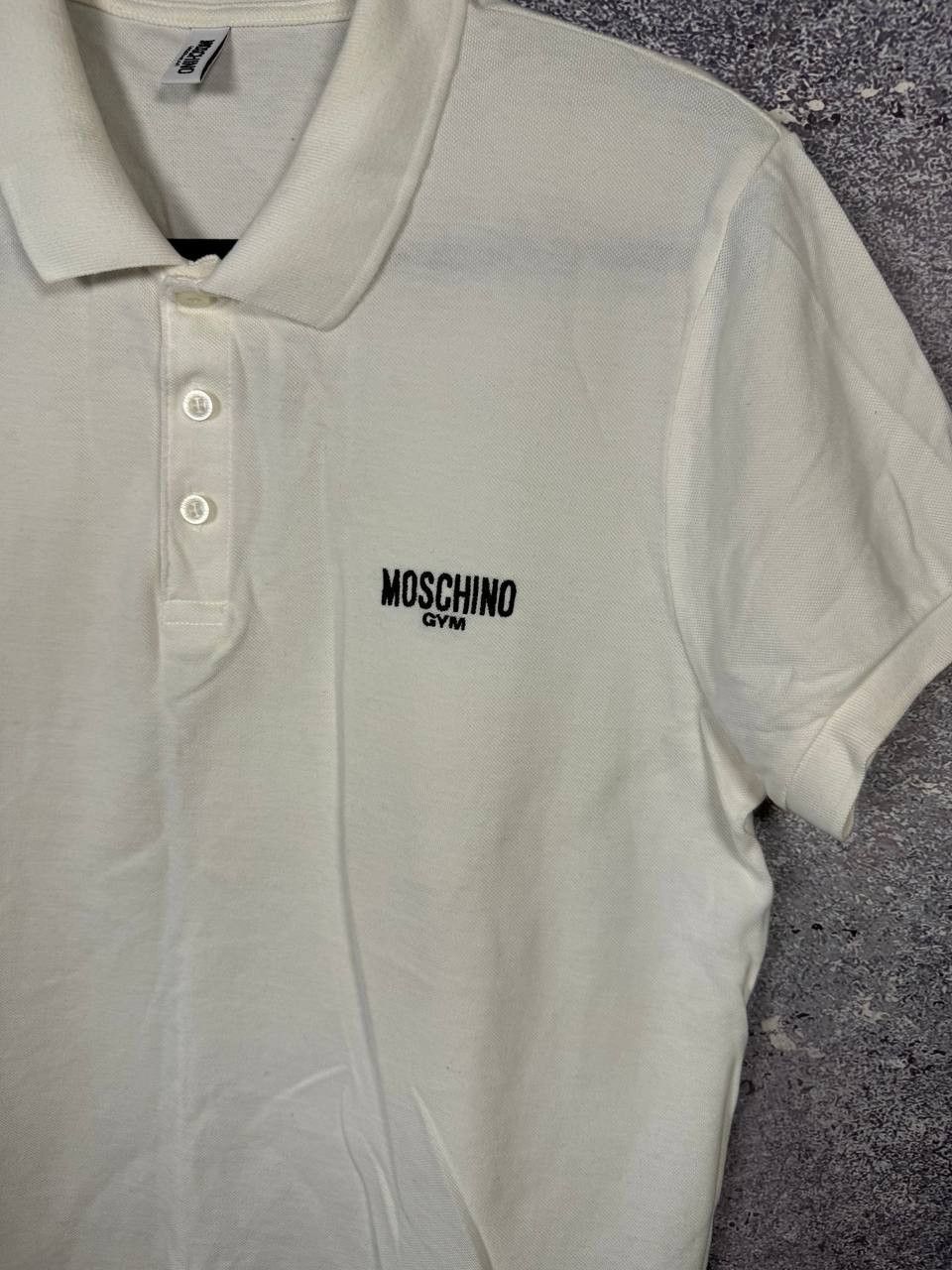 Moschino Moschino Gym Underwear White Polo Size US M / EU 48-50 / 2 - 3 Thumbnail
