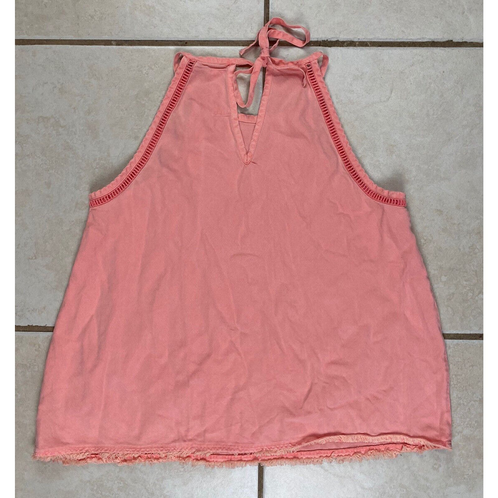 Other Anthropologie Cloth & Stone XS Pink Top Halter Racerback Size XS / US 0-2 / IT 36-38 - 4 Thumbnail