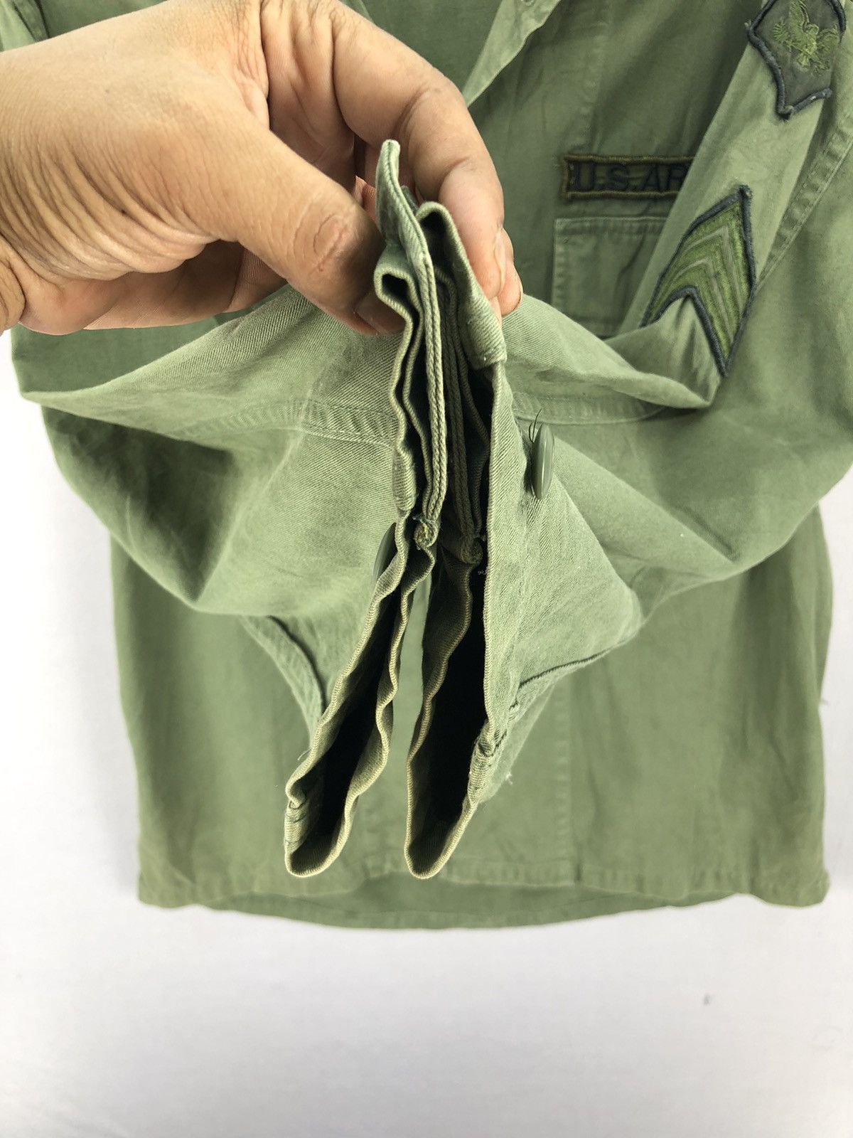 Vintage Vintage US Army OG Military Fashion Jacket by Ungrid Japan Size M / US 6-8 / IT 42-44 - 6 Thumbnail
