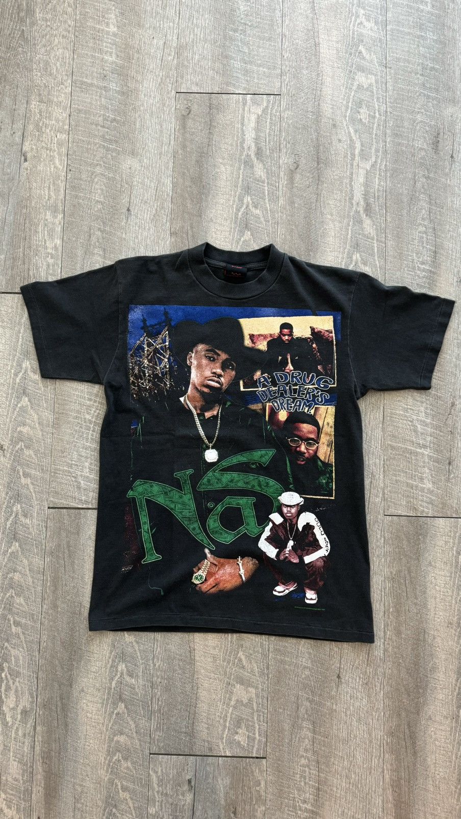Vintage Nas Vintage Tee Size US S / EU 44-46 / 1 - 1 Thumbnail
