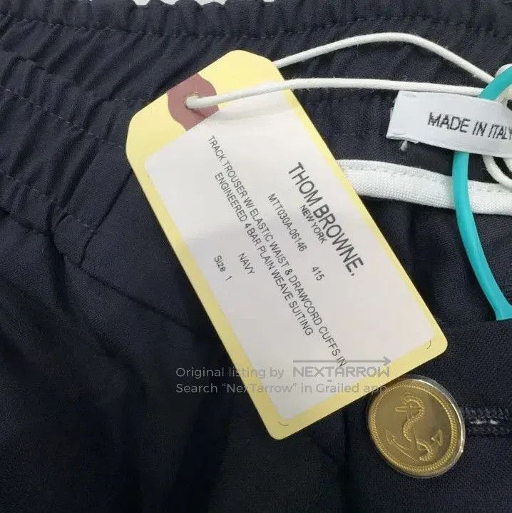 Thom Browne Thom Browne Navy Stripe Sweatpants. Size US 30 / EU 46 - 5 Thumbnail