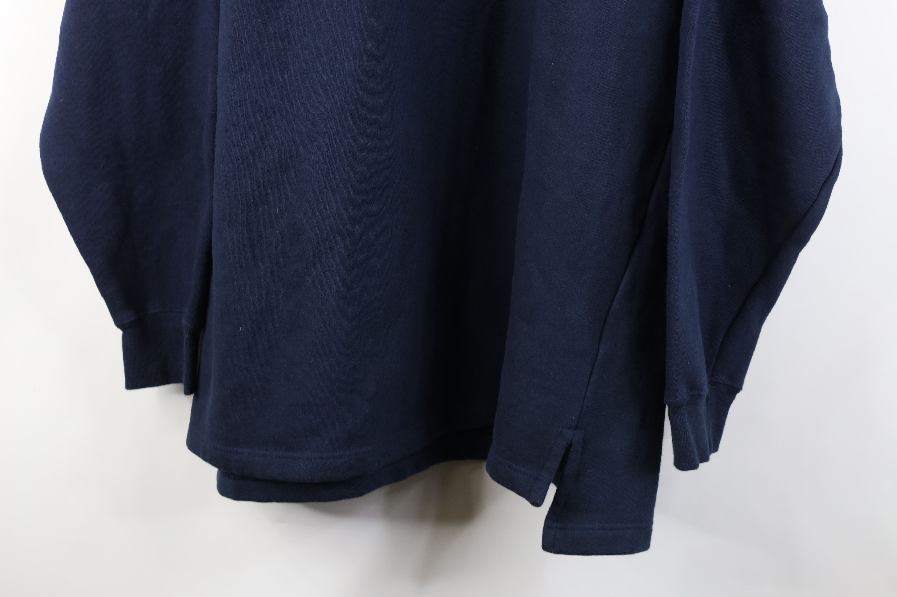 Vintage Deadstock Vintage 90s Y2K Streetwear Fit Sweatshirt Blue Size US XL / EU 56 / 4 - 3 Thumbnail