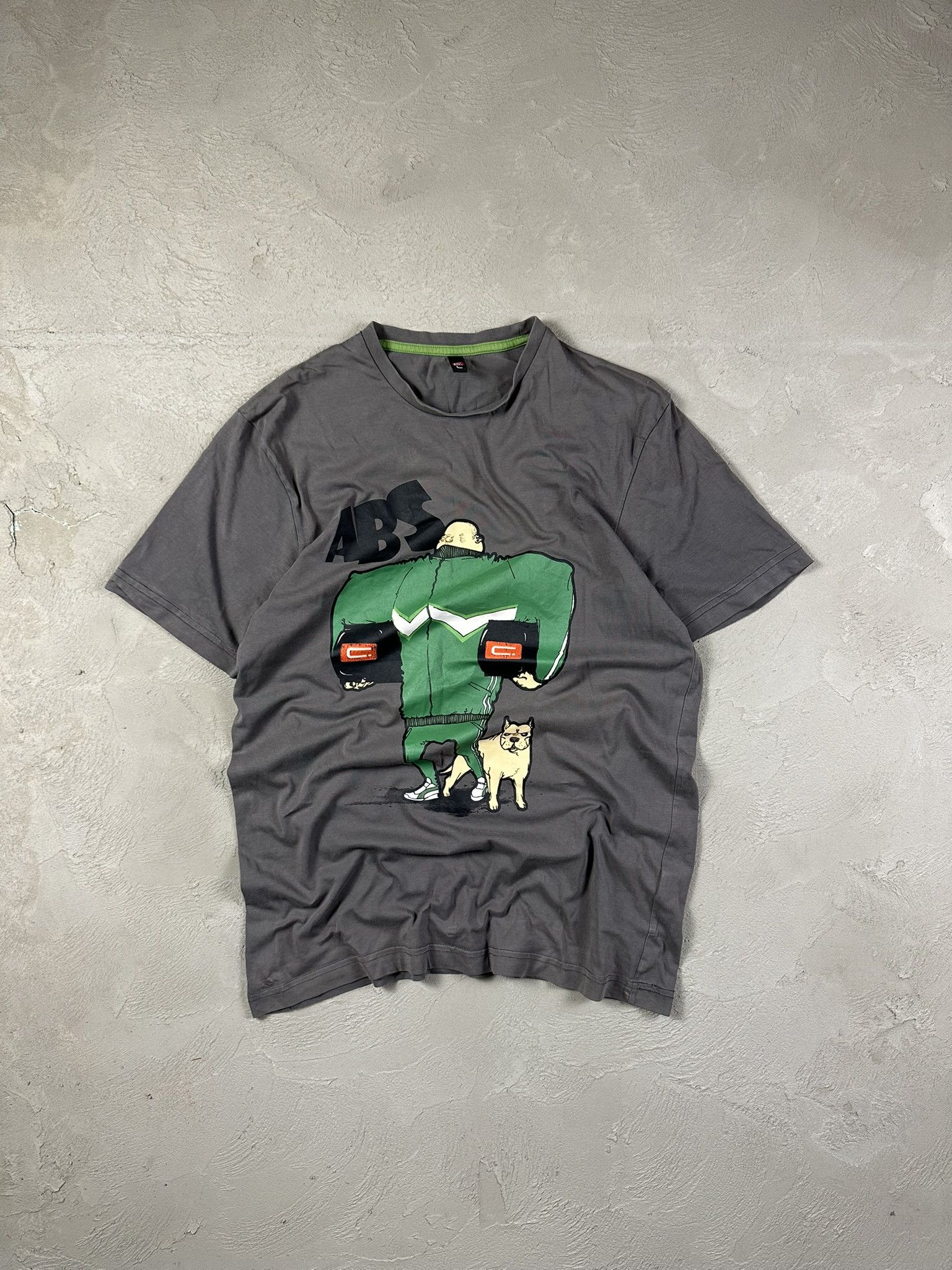 Vintage Vintage Y2k JNCO Style Abs Gangsta T-shirt 00s Size US L / EU 52-54 / 3 - 1 Thumbnail