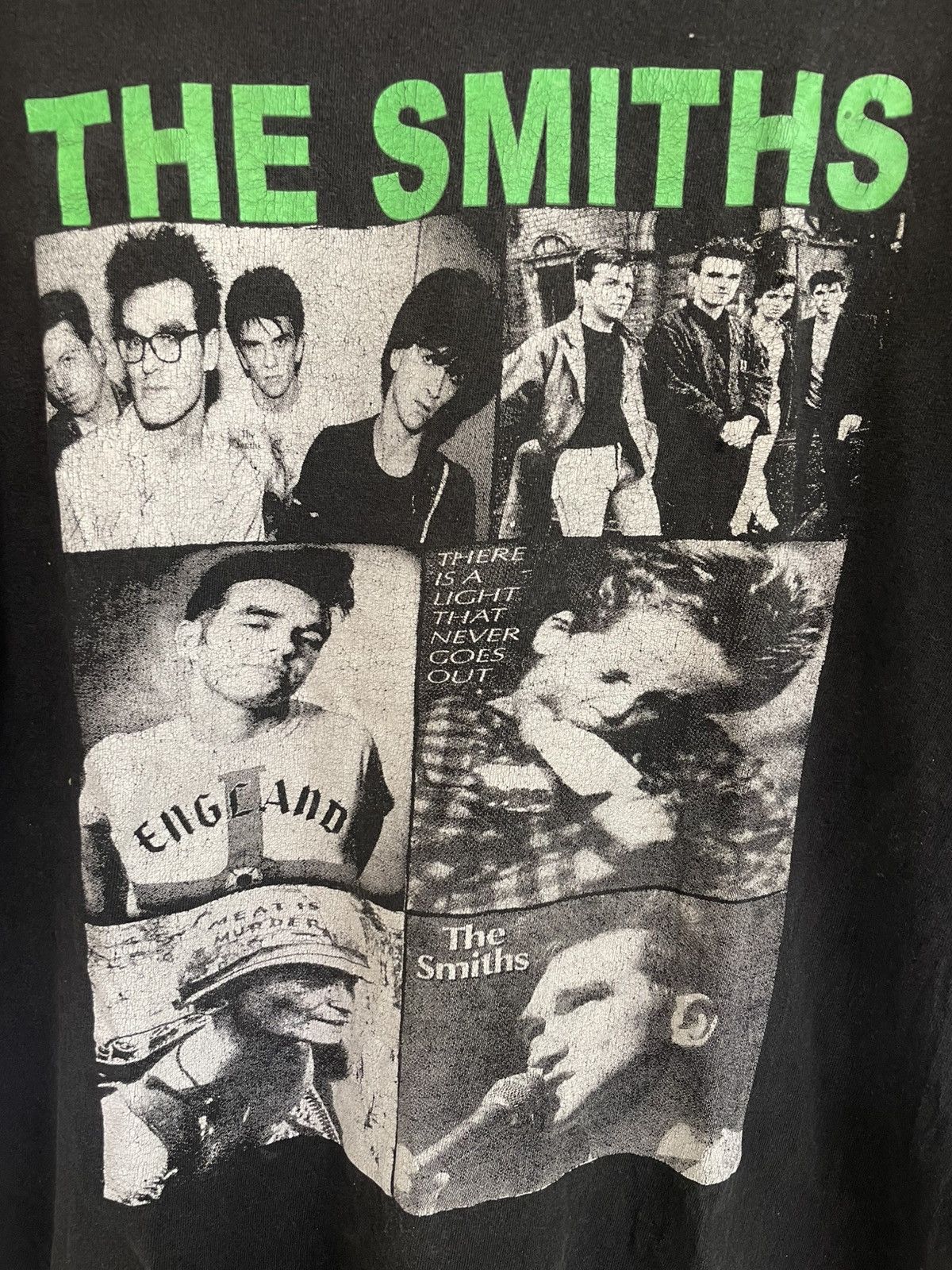 Band Tees Vintage Y2K The Smiths britpop band distress t shirt Size US L / EU 52-54 / 3 - 4 Thumbnail
