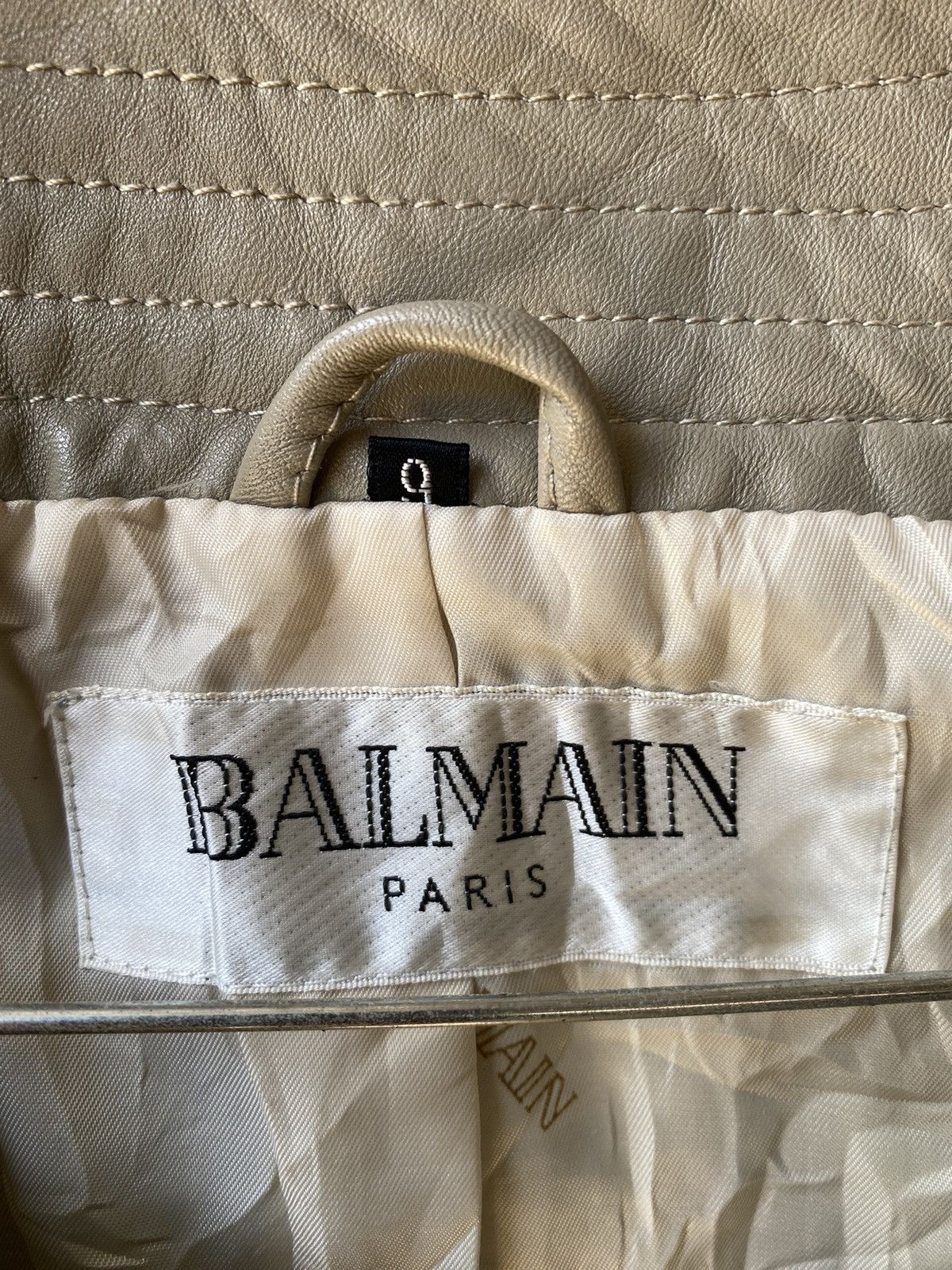 Balmain × Vintage Vintage Balmain Long Jacket Size XS / US 0-2 / IT 36-38 - 8 Thumbnail