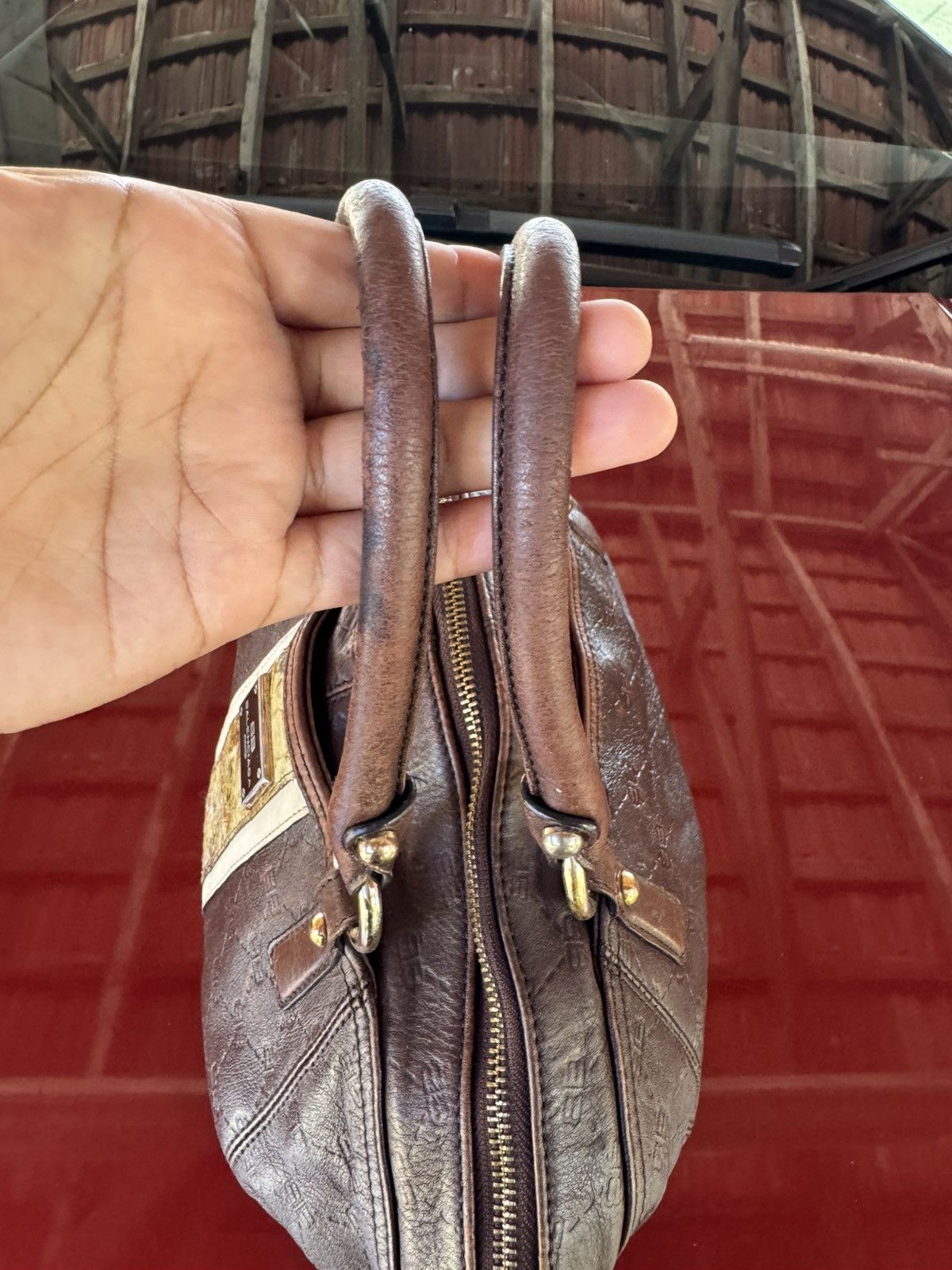 Balenciaga Balenciaga BB Monogram Logo Leather Bag Size ONE SIZE - 10 Thumbnail