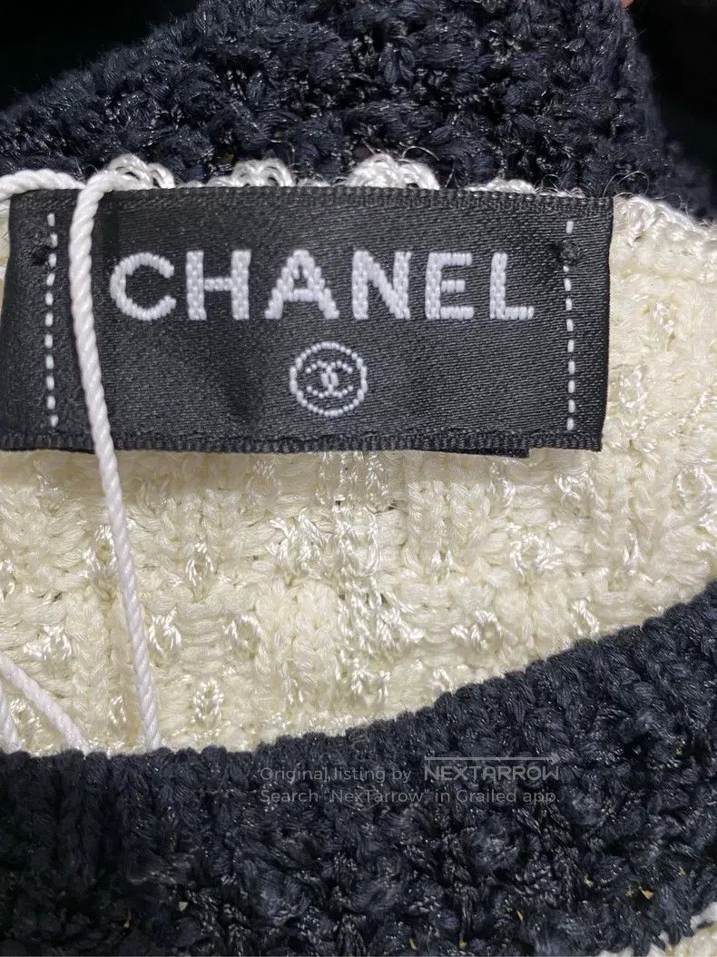 Chanel Chanel 24-year-old white knitted dress Size XXS / US 00 / IT 34 - 4 Thumbnail