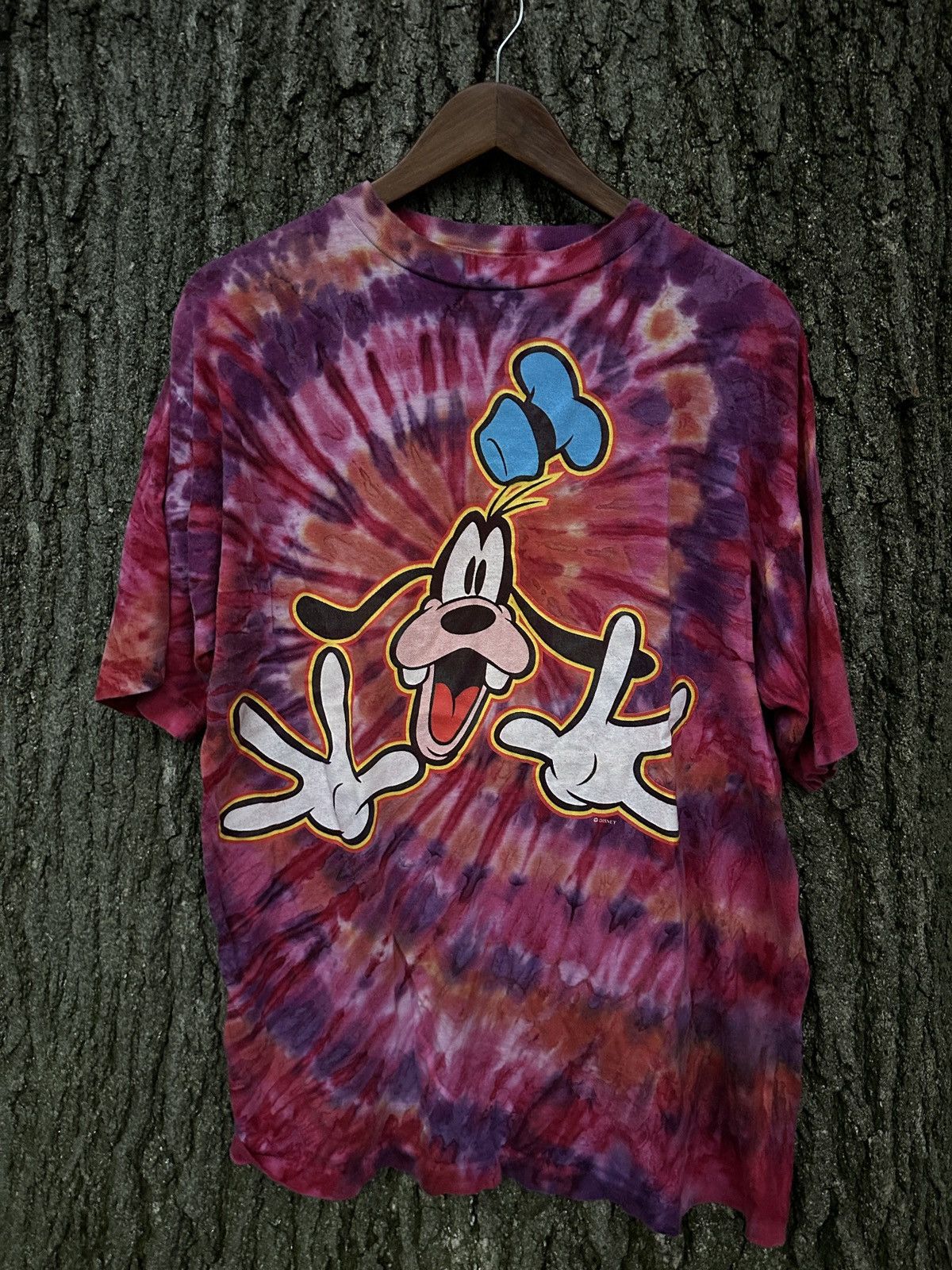 Disney Vintage Disney Goofy Single Stitch Tye Dye Graphic T Shirt Size US L / EU 52-54 / 3 - 1 Thumbnail