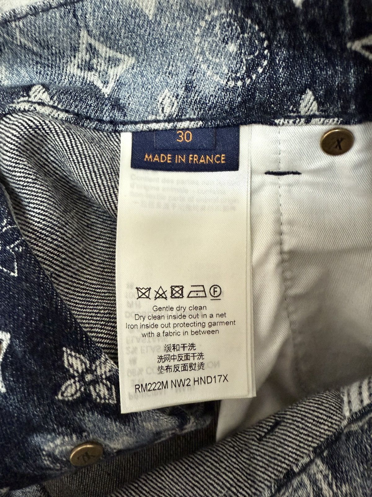 Louis Vuitton Louis Vuitton monogram bandana denim shorts 30 Size US 30 / EU 46 - 7 Thumbnail