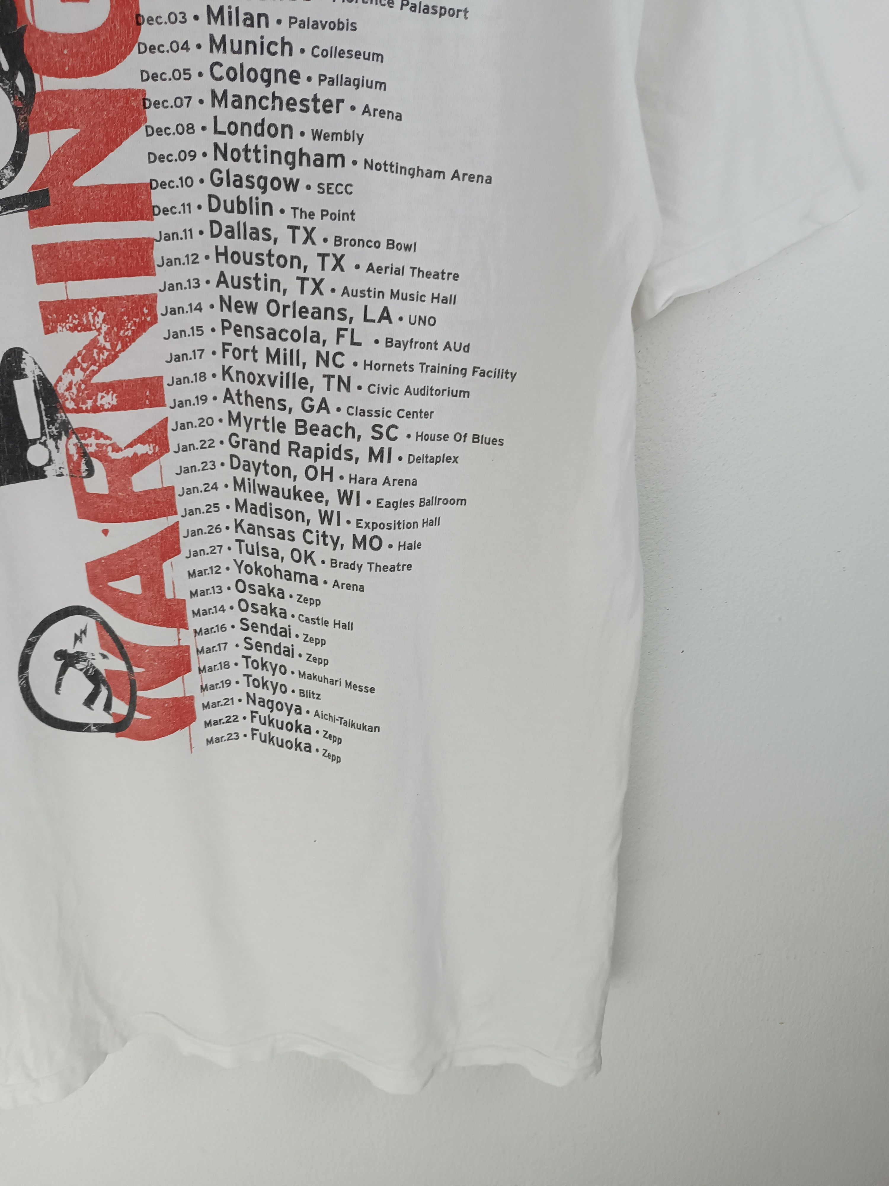 Band Tees VINTAGE 2001 GREEN DAY TOUR TEE WARNING AMERICAN IDIOT Size US M / EU 48-50 / 2 - 17 Thumbnail