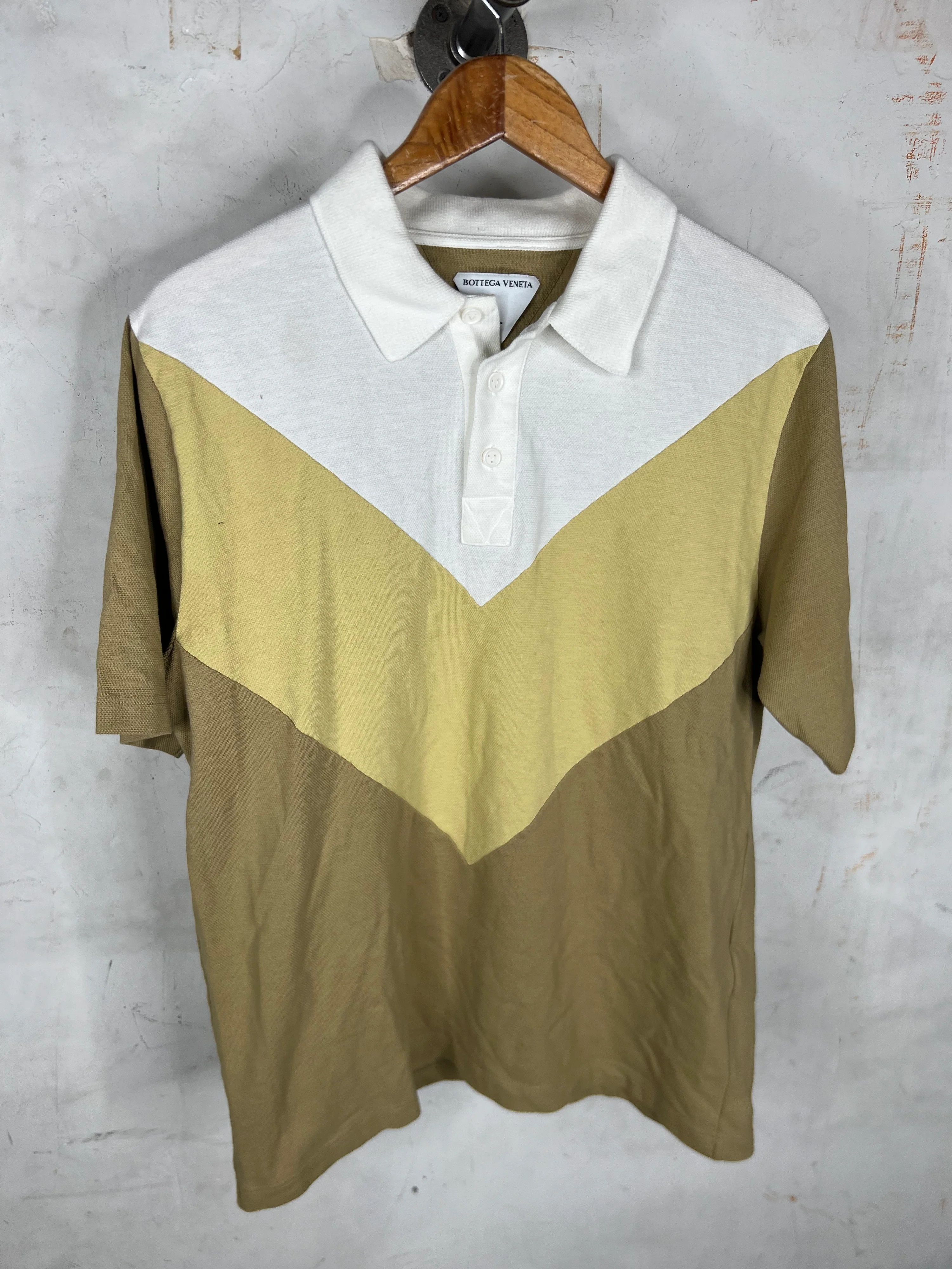 image of Bottega Veneta O1Loc1C0324 704206 Polo In Multicolor, Men's (Size Medium)
