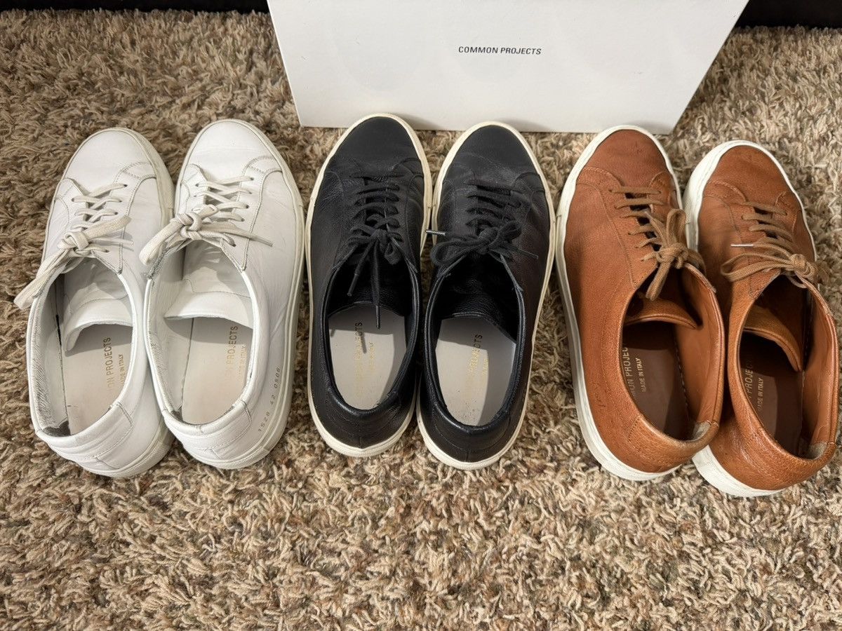 Common Projects Common Projects Achilles Low 3-Pair Bundle EU 42 Size US 10 / EU 43 - 2 Thumbnail