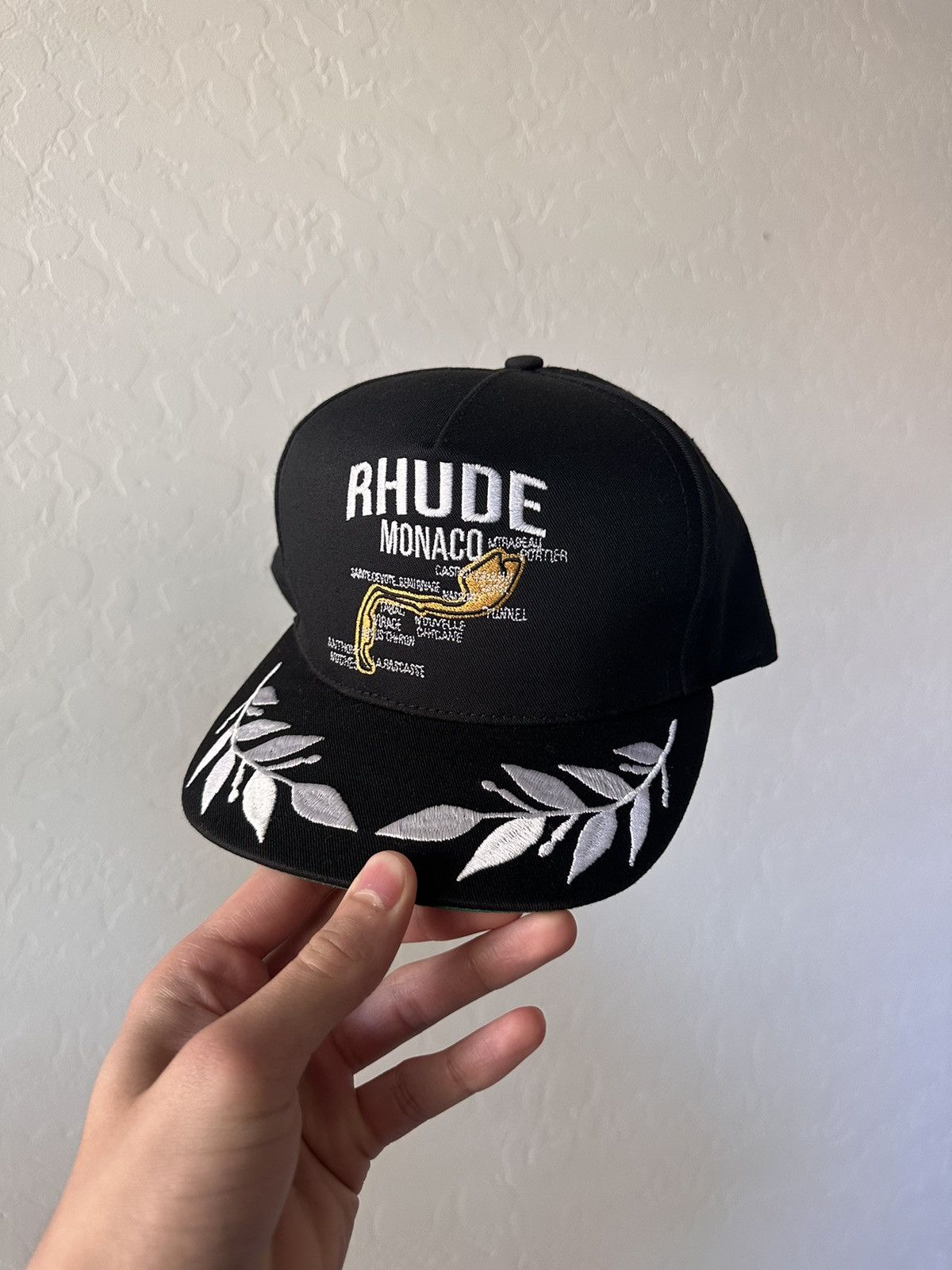 Rhude Monaco Snapback Hat | Grailed