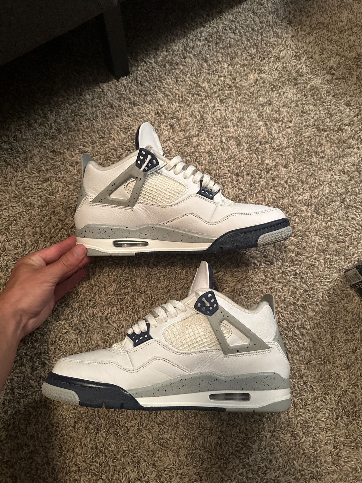 Jordan Brand Retro 4 midnight navy Size US 9.5 / EU 42-43 - 2 Thumbnail