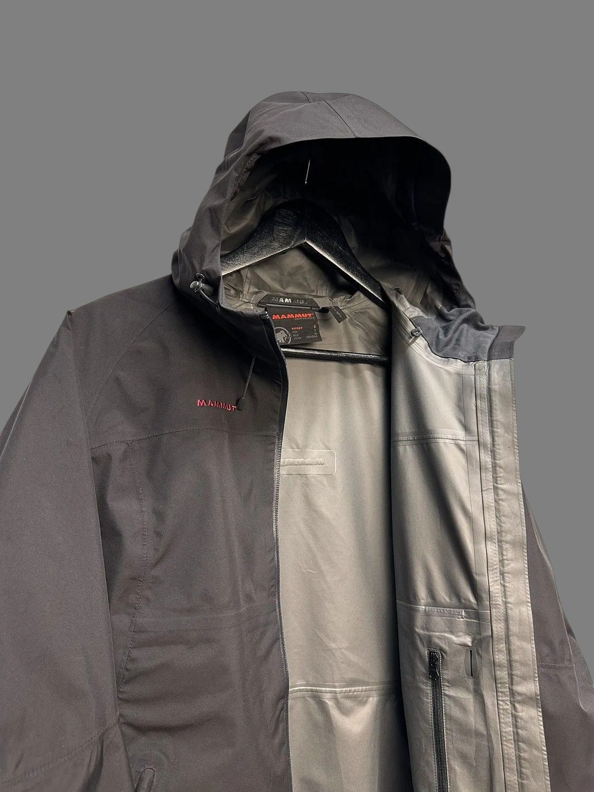 Goretex Mammut Black Shell Jacket Gore-Tex Outdoor Techwear Size S / US 4 / IT 40 - 9 Thumbnail