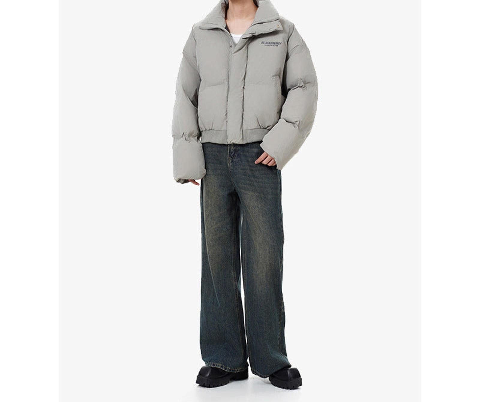 Japanese Brand Cropped Puffer Jackets, Oversized Fit Size US M / EU 48-50 / 2 - 2 Thumbnail