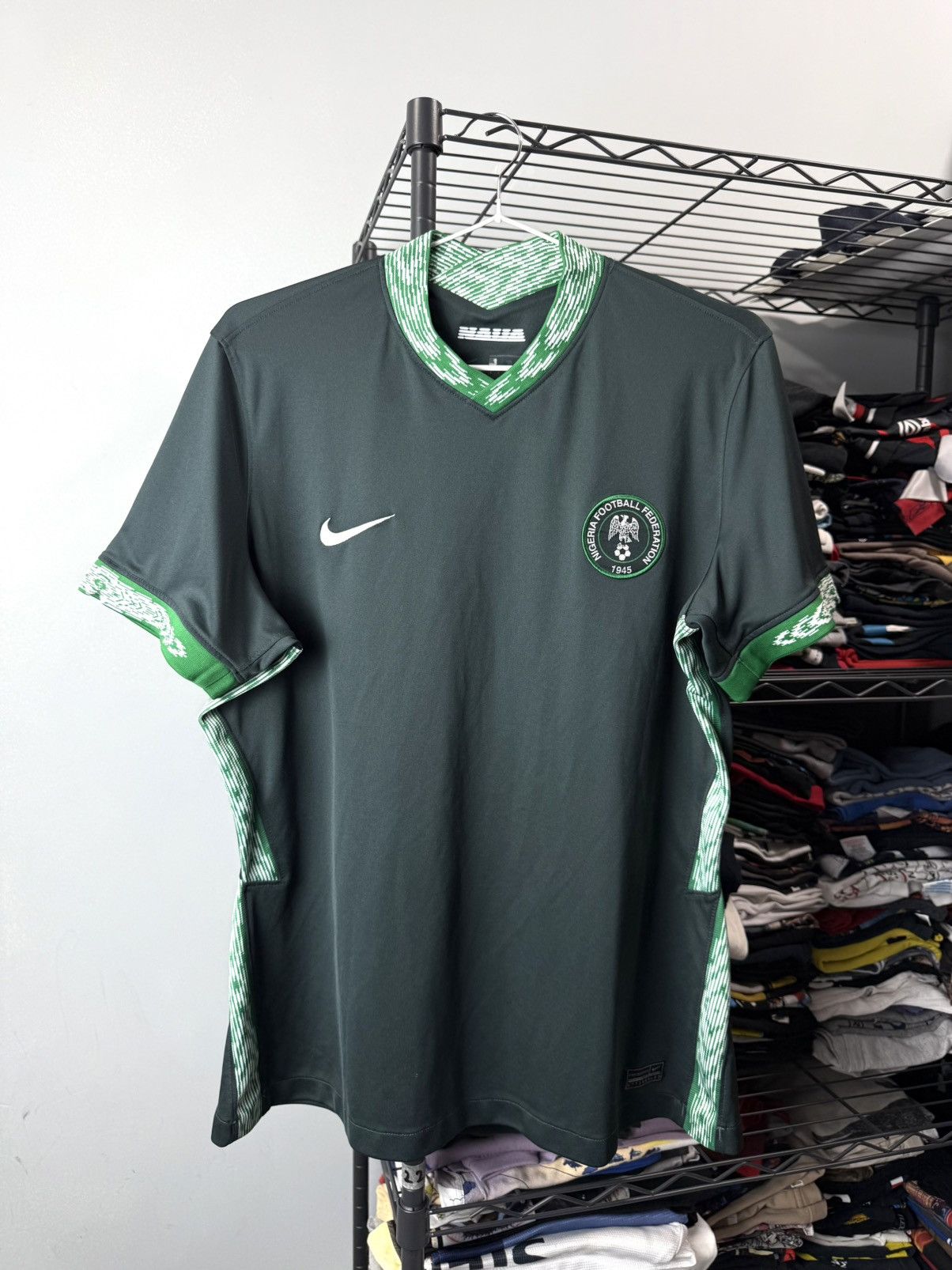 Nike Nike Nigeria Soccer Jersey Football T Shirt Size US XL / EU 56 / 4 - 1 Thumbnail