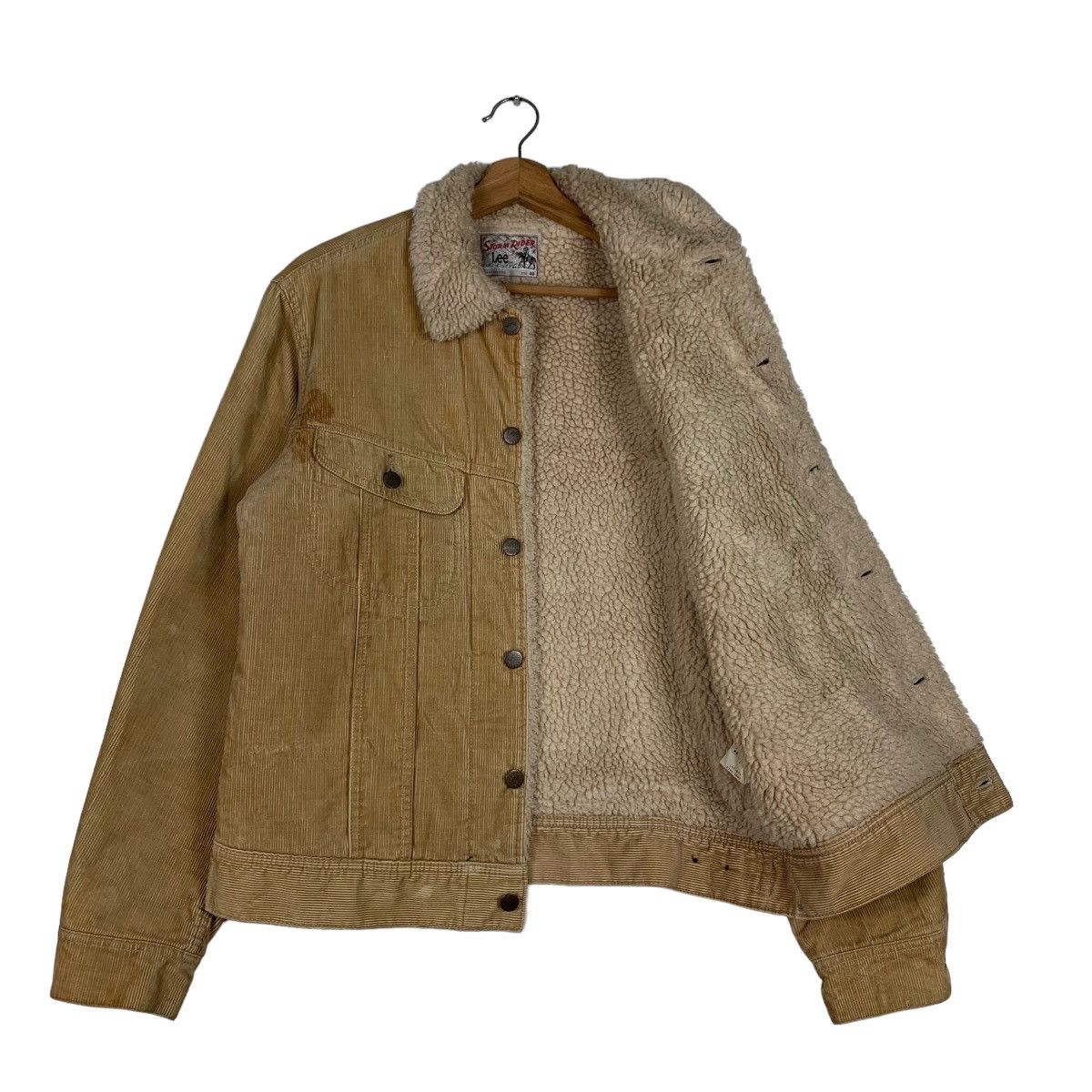 Lee LEE Storm Rider Sanforized Corduroy Sherpa Jacket #0583-C27 Size US L / EU 52-54 / 3 - 9 Thumbnail