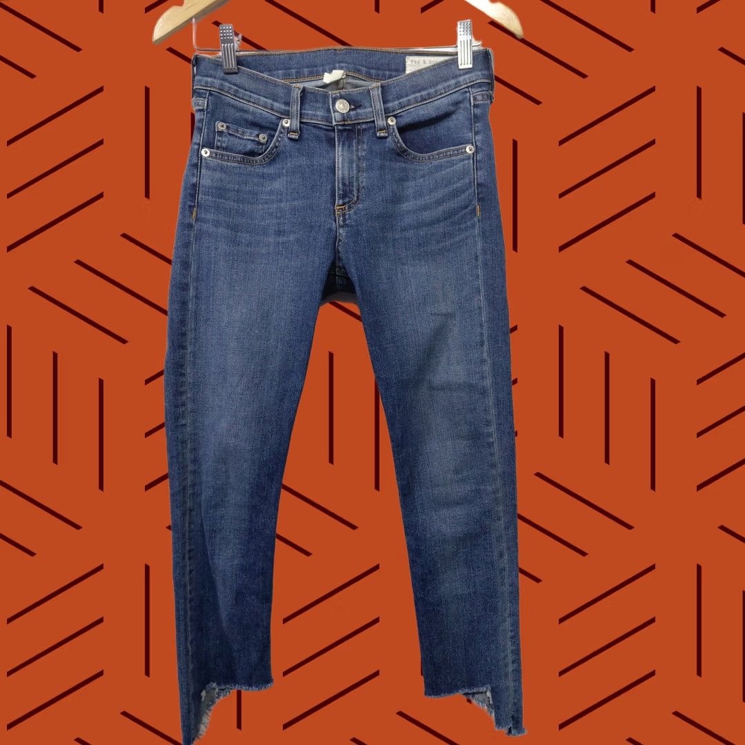 Paige PAIGE Blue Denim Jeans Women Solid Slim Size 26 Size 26" / US 2 / IT 38 - 1 Thumbnail