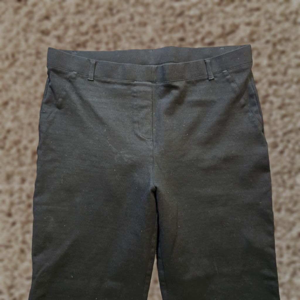 Quince Quince Pants Womens XL Black Ultra Stretch Ponte Bootcut Capsule Pull On Size 40" / US 18 - 1 Thumbnail