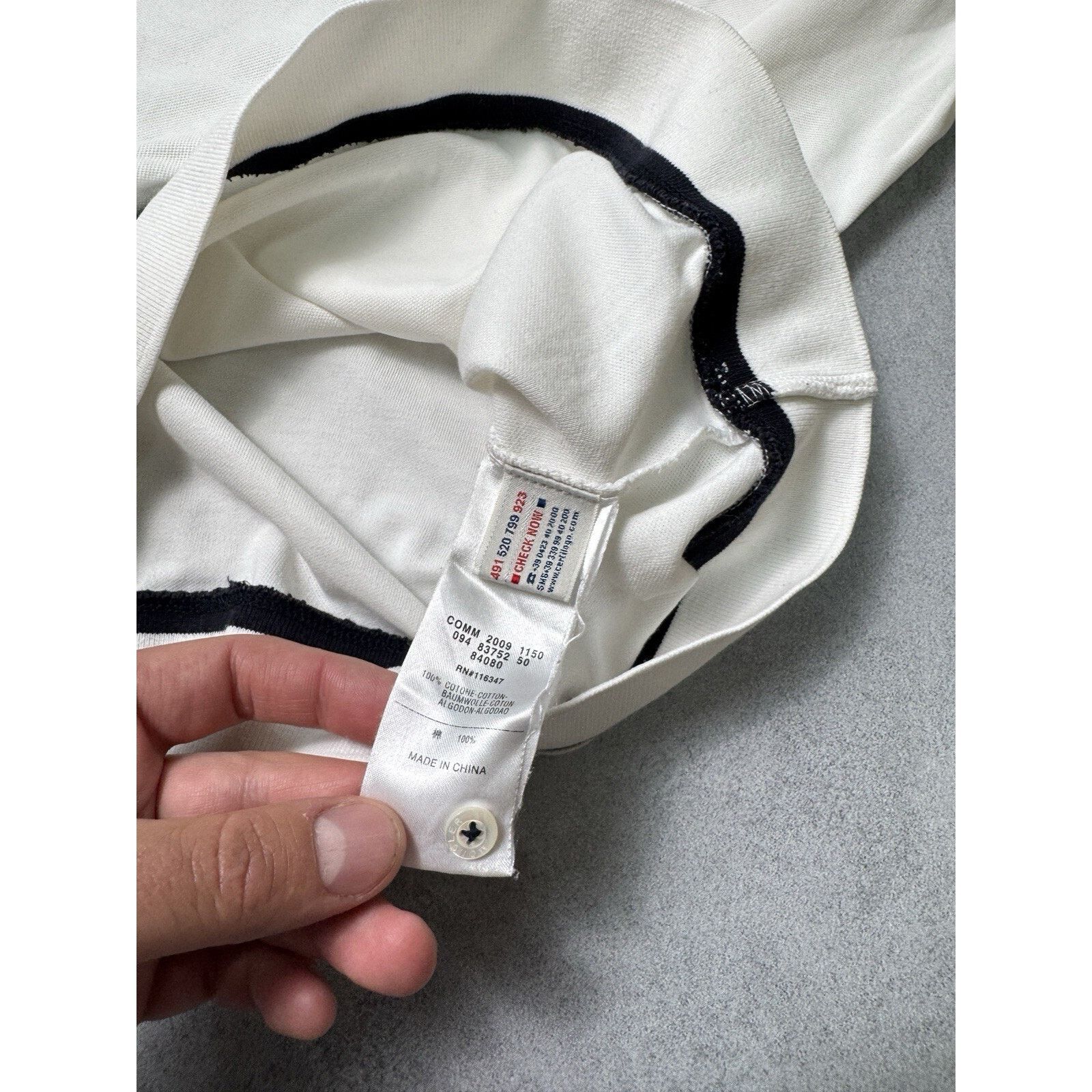 Moncler Moncler Women Polo T Shirt Collar Logo Size S White Size S / US 4 / IT 40 - 8 Thumbnail