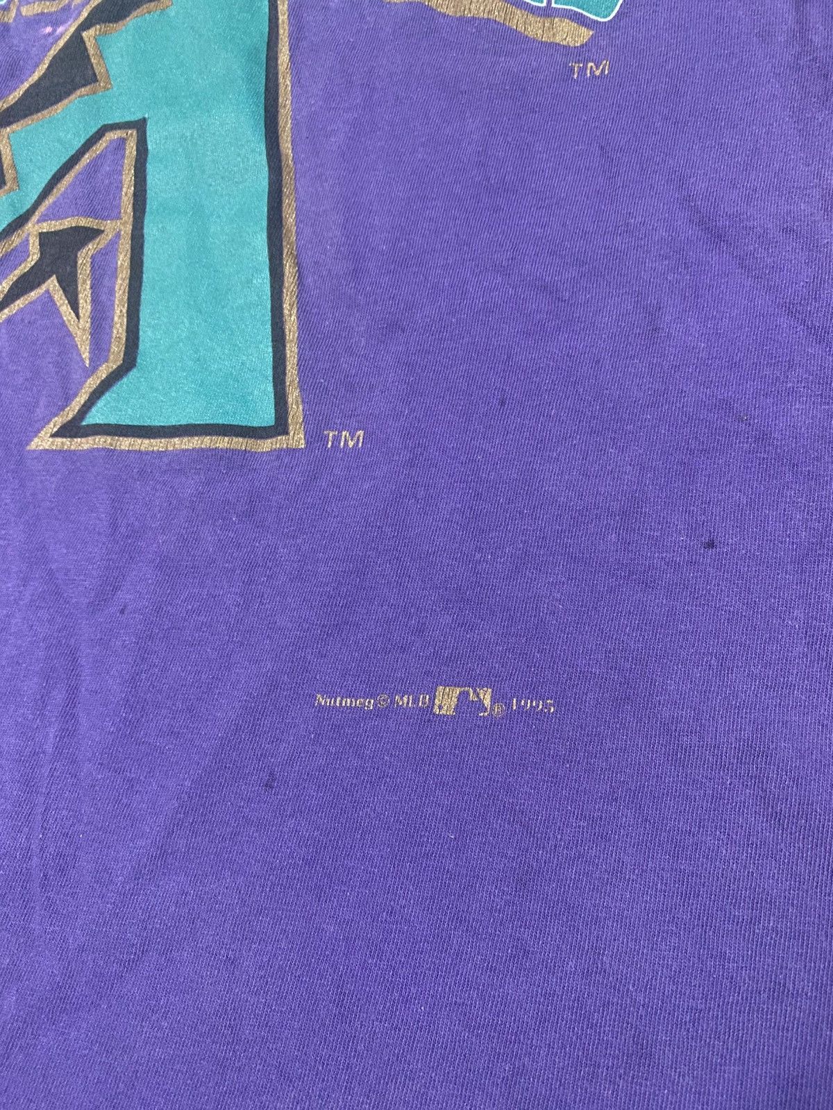 MLB Vintage 90s MLB Baseball Arizona Diamond Backs T-Shirt Size US M / EU 48-50 / 2 - 4 Thumbnail
