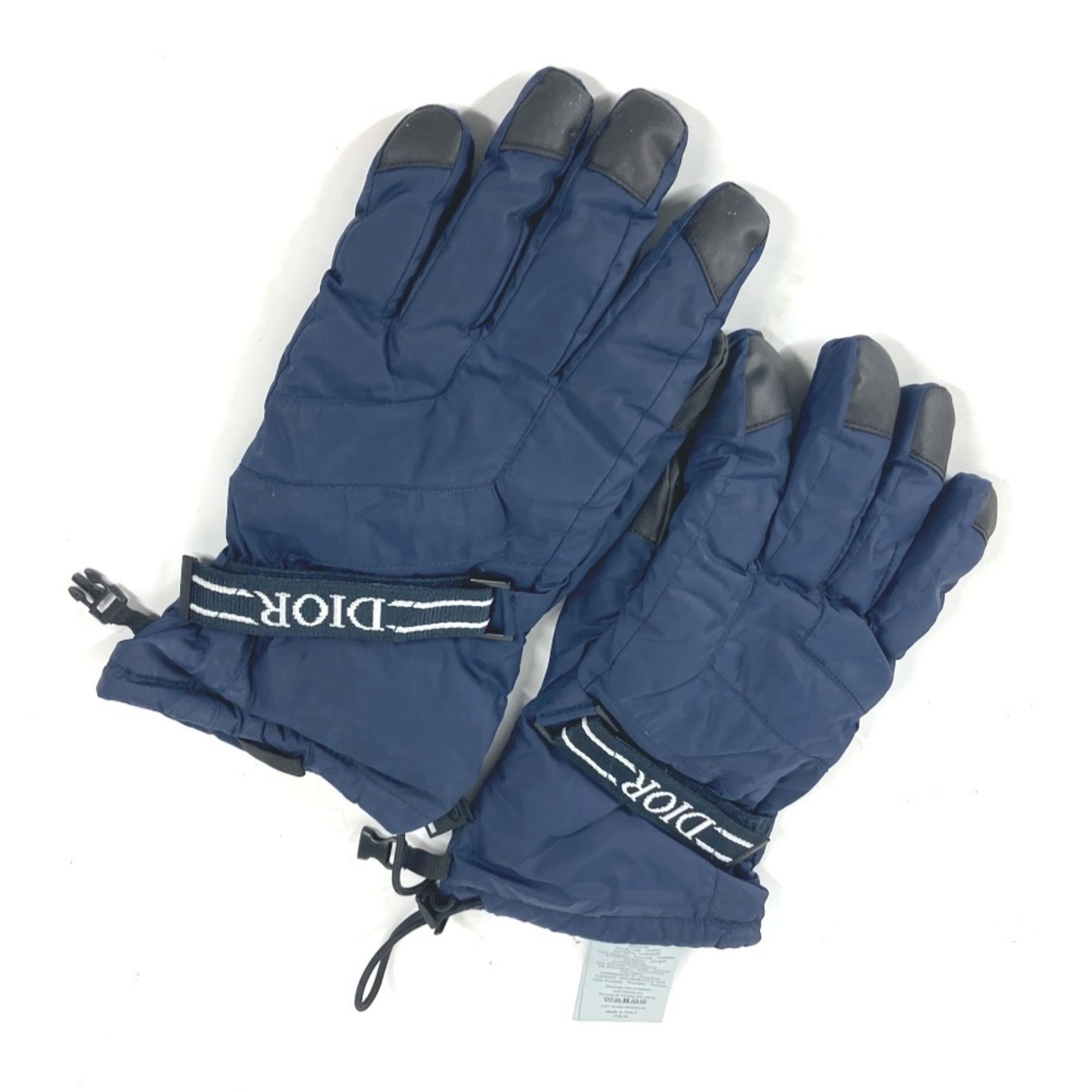 Dior Christian Dior Dior 113C901A0459 Snowboard Ski Gloves Polyamide Men's Navy Size ONE SIZE - 1 Thumbnail