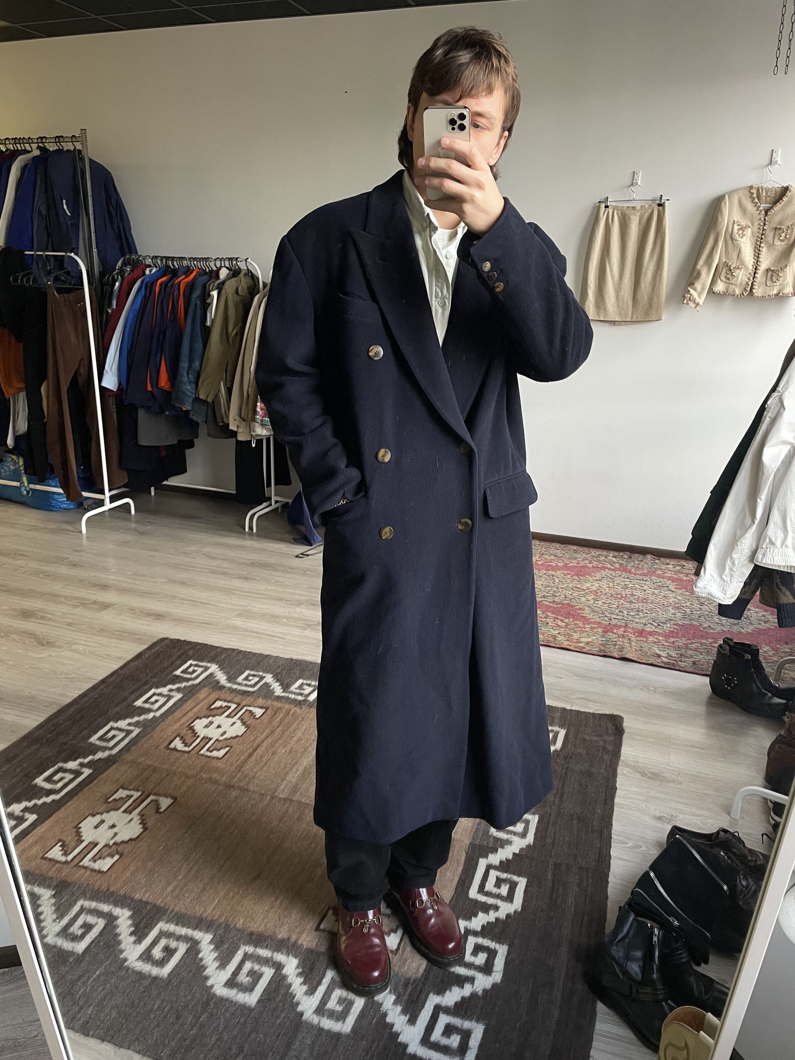 Jean Paul Gaultier Jean Paul Gaultier Wool Vintage Double Breasted Coat 8025AC Size US L / EU 52-54 / 3 - 5 Thumbnail