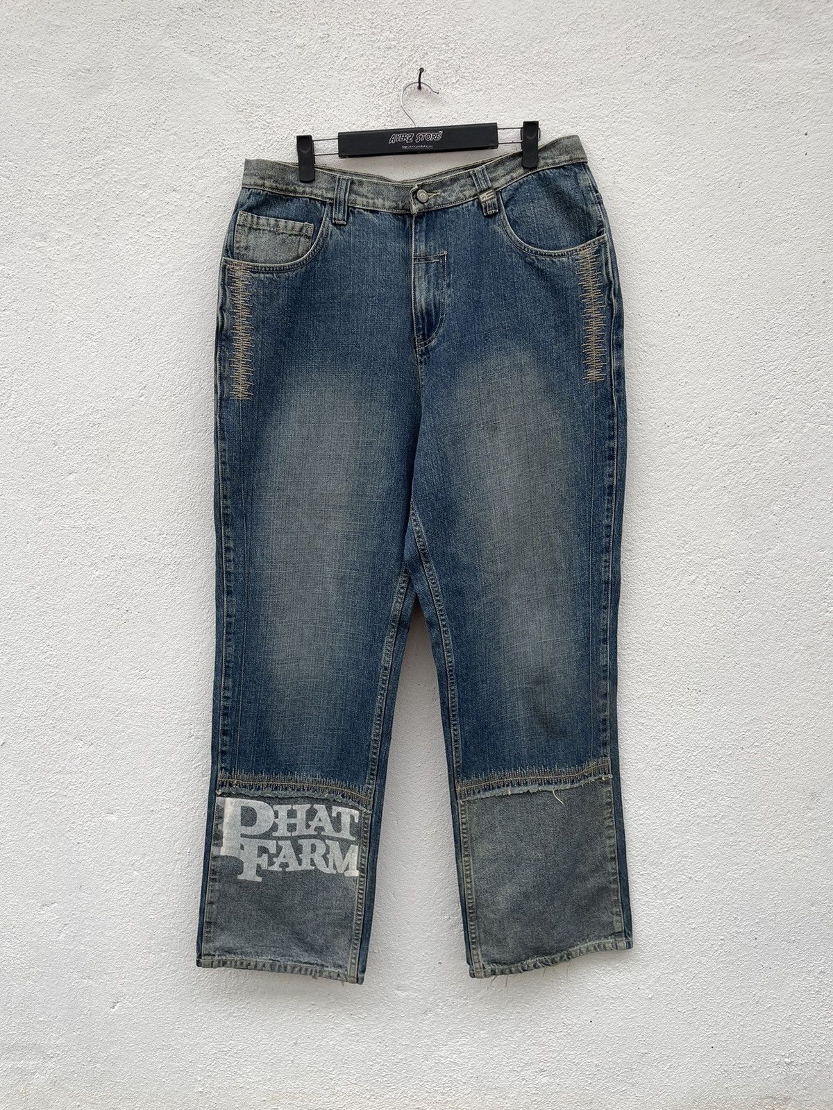 JNCO Vintage Phat Farm Baggy Jeans Size US 34 / EU 50 - 1 Thumbnail