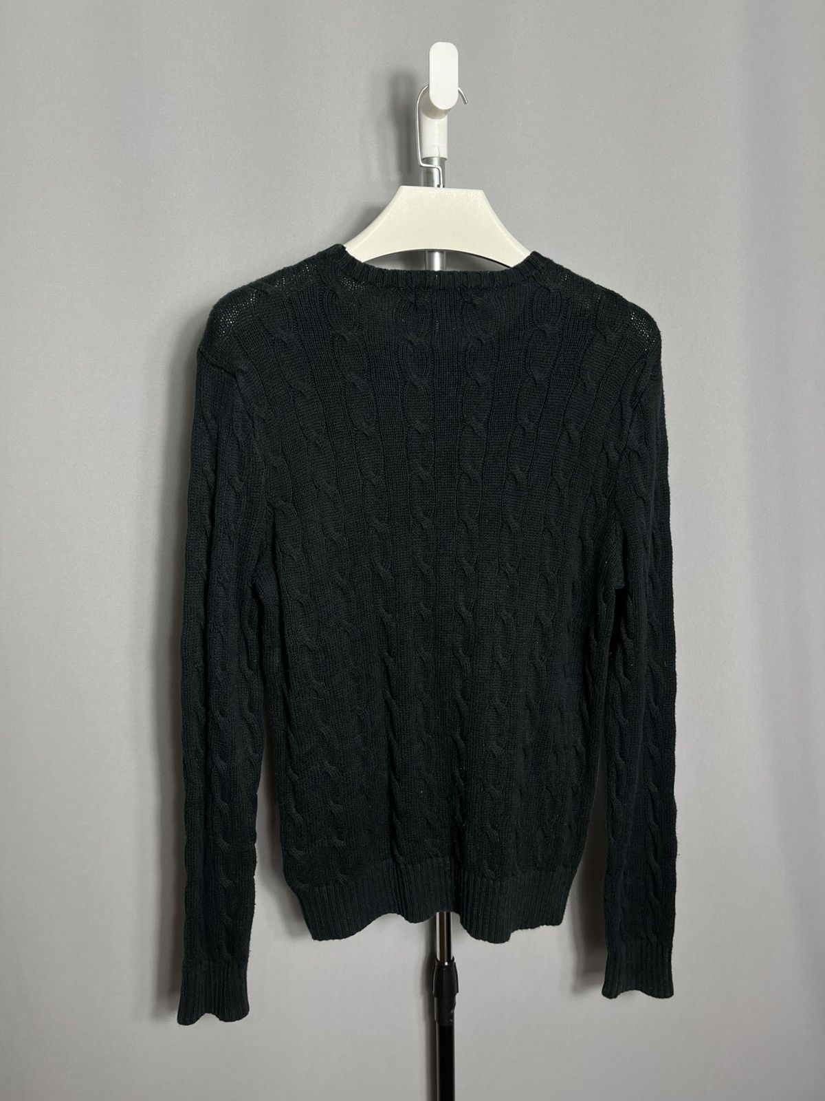 Polo Ralph Lauren Polo Ralph Lauren Cable Knit Sweater Mens Long Sleeve Cotton Size US S / EU 44-46 / 1 - 7 Thumbnail