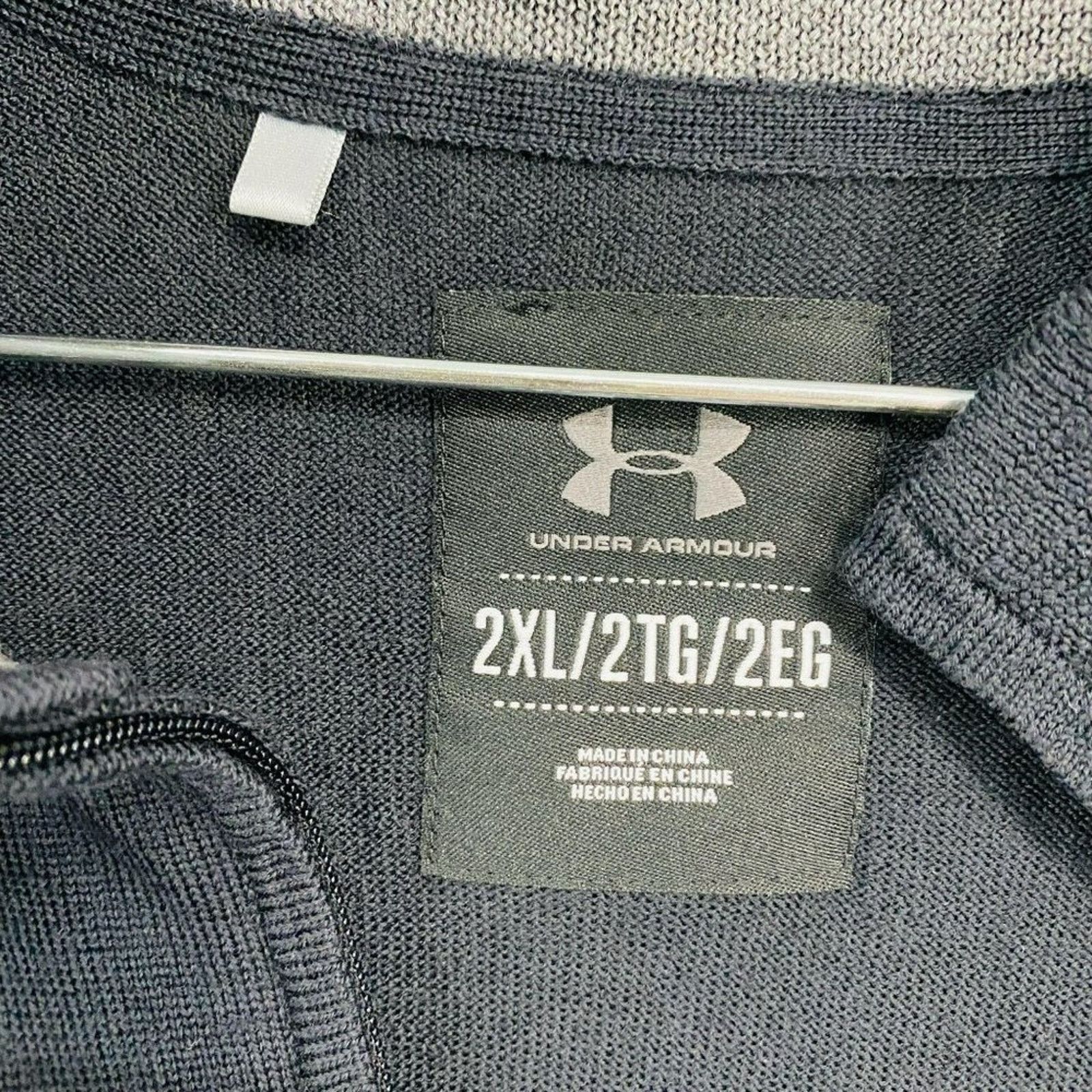 Under Armour Under Armour Lightweight Knit Pullover 1/4 Zip Size 2XL Size US XXL / EU 58 / 5 - 4 Thumbnail