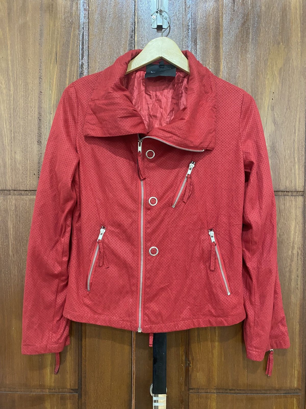 Hedi Slimane Nenamaria Jacket Biker Waxed Hedi Boys Styled Size US M / EU 48-50 / 2 - 5 Thumbnail