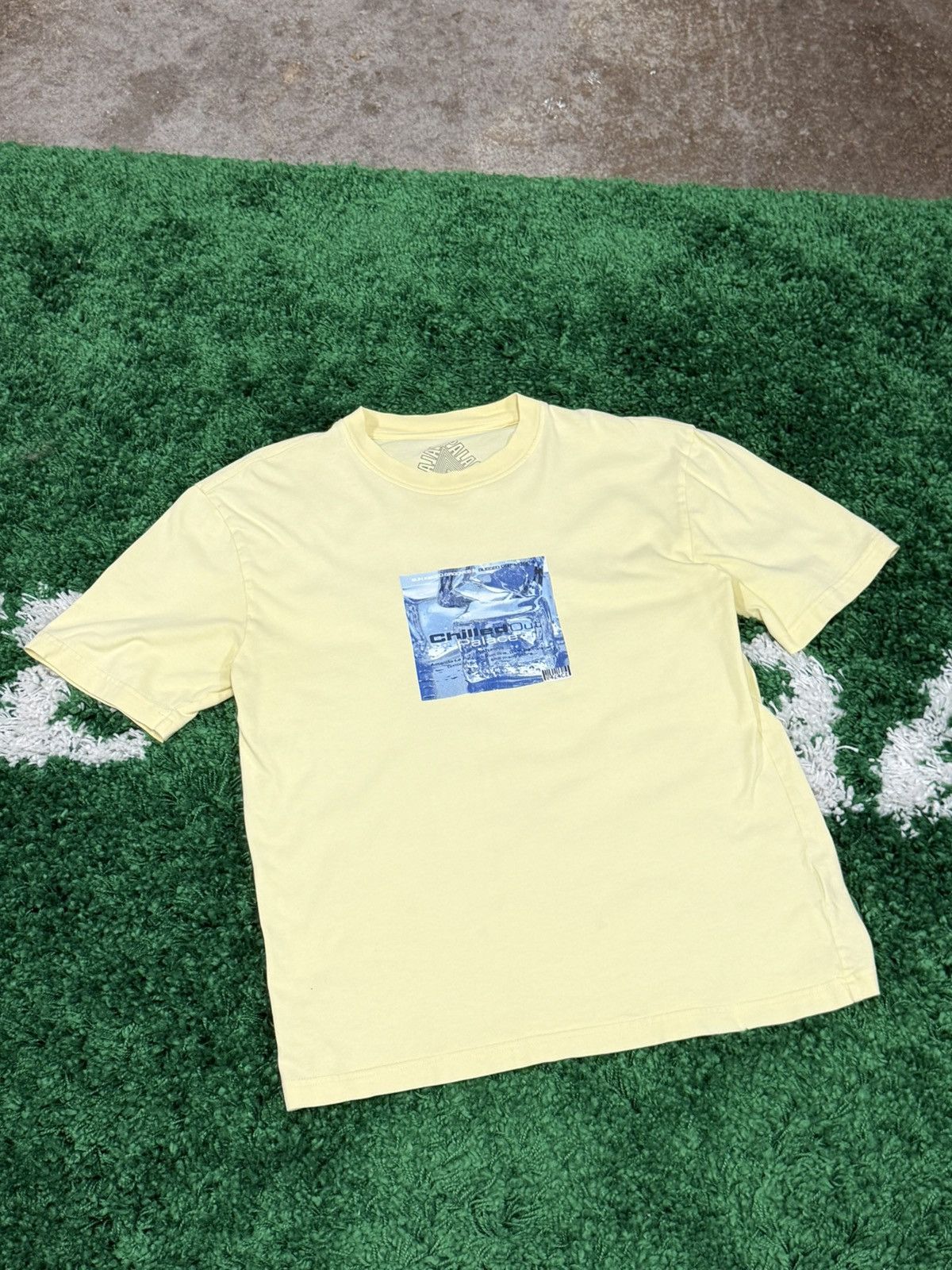 Palace Palace Skateboards Blissed Out Tee Yellow SS23 Cube Ice Size US M / EU 48-50 / 2 - 1 Thumbnail