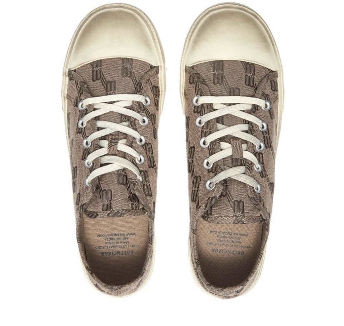 Balenciaga Balenciaga Monogram Canvas Paris Low Size US 13 / EU 46 - 2 Thumbnail