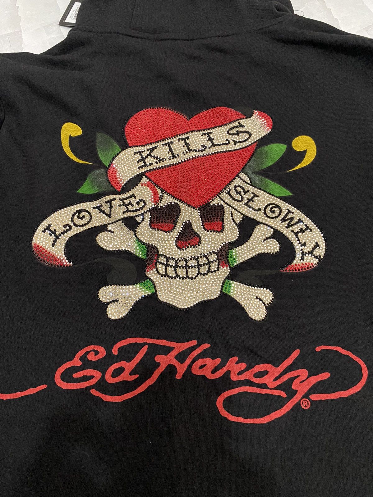 Designer × Japanese Brand ed hardy hoodie zipper Size US L / EU 52-54 / 3 - 3 Thumbnail