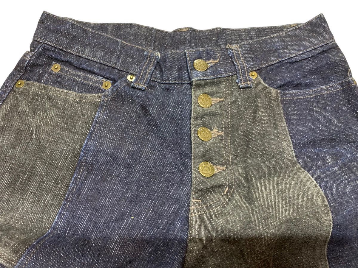 Tornado Mart Tornado mart patchwork jeans Size 29" - 5 Thumbnail