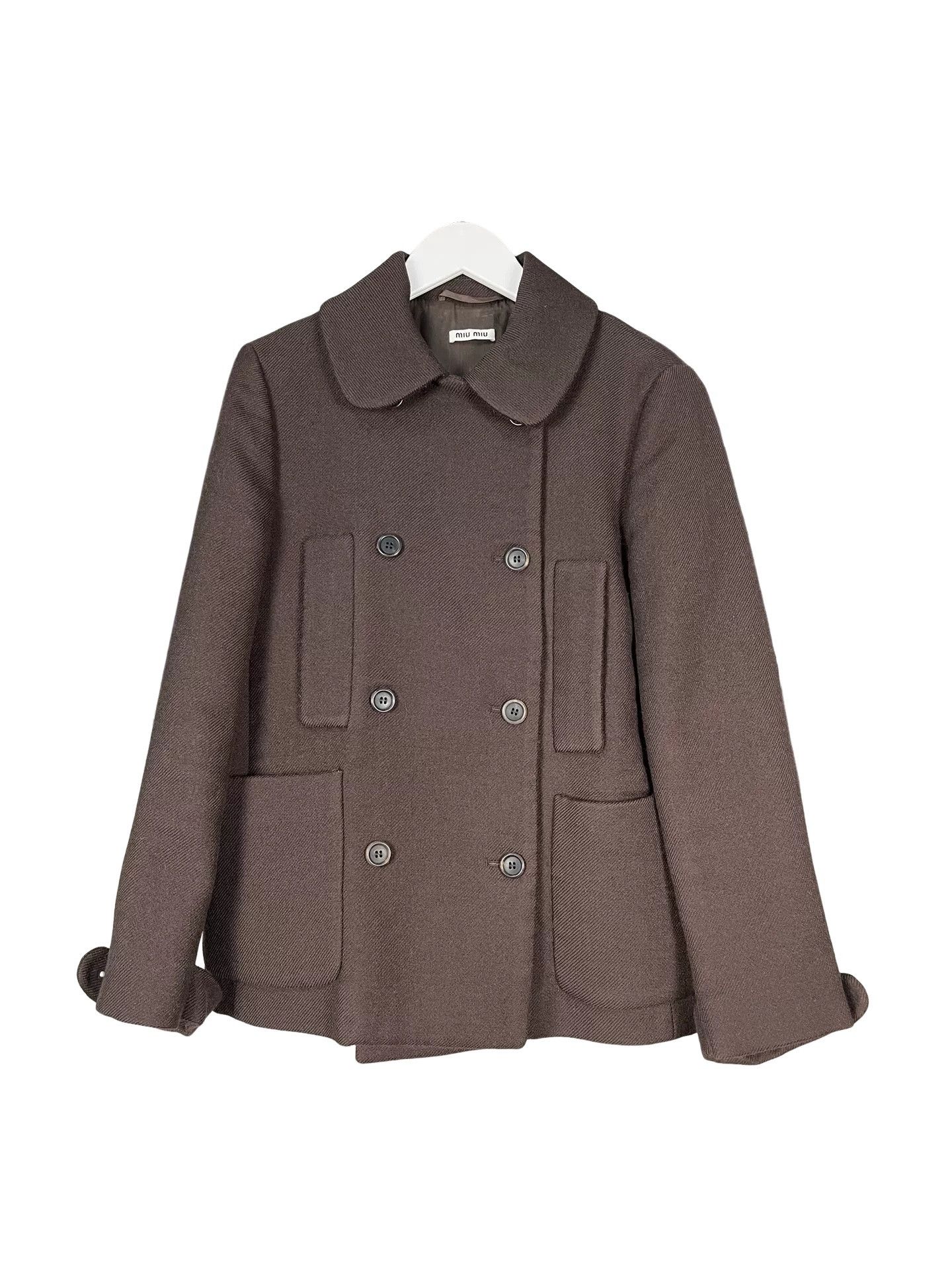 Miu Miu Miu Miu Double Breasted Jacket Size IT 40 Size S / US 4 / IT 40 - 1 Thumbnail