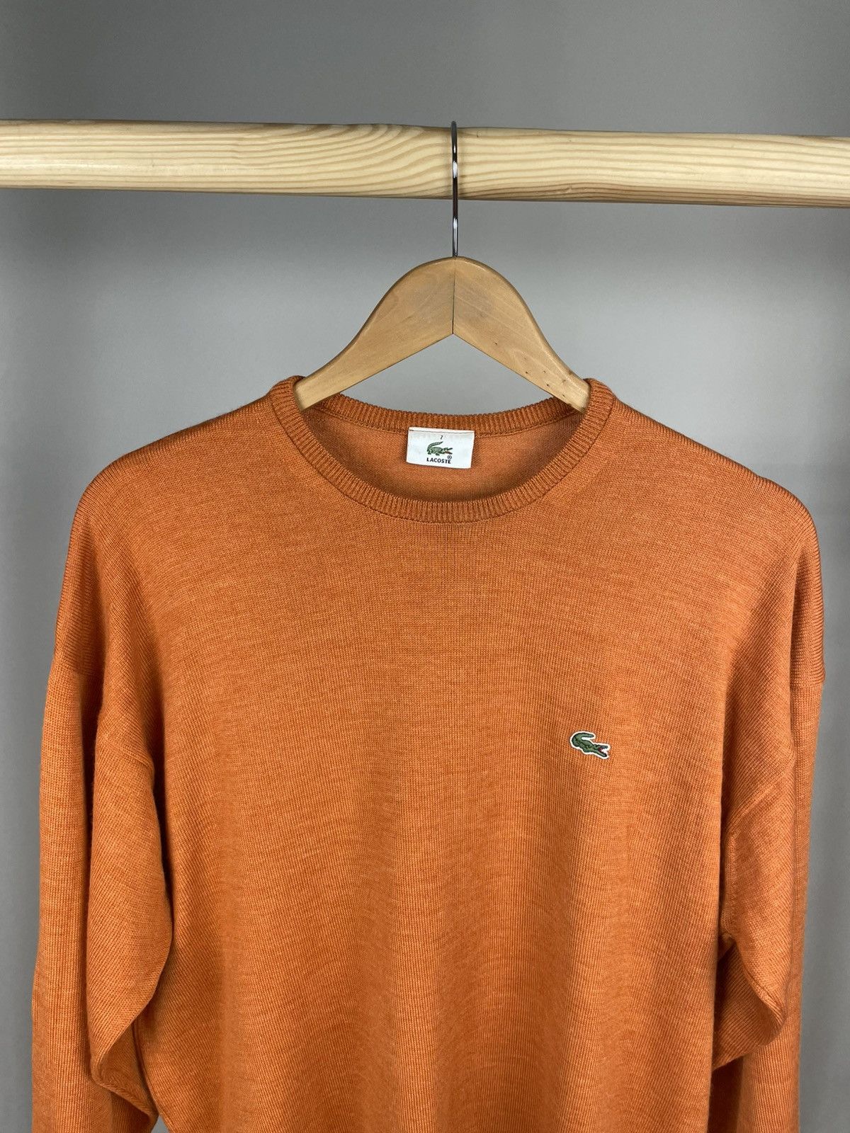 Designer × Lacoste × Vintage Vintage Lacoste knit wool sweater crewneck 90’s y2k Size US L / EU 52-54 / 3 - 2 Thumbnail