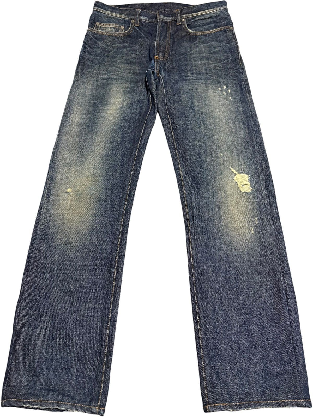 Dior AW10 Dior Homme Under My Truck Distressed Denim Jeans | Grailed
