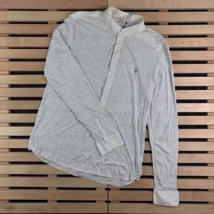 Allsaints Mens Polo Long Sleeve Pullover Allsaints Size M Medium Size US M / EU 48-50 / 2 - 1 Thumbnail