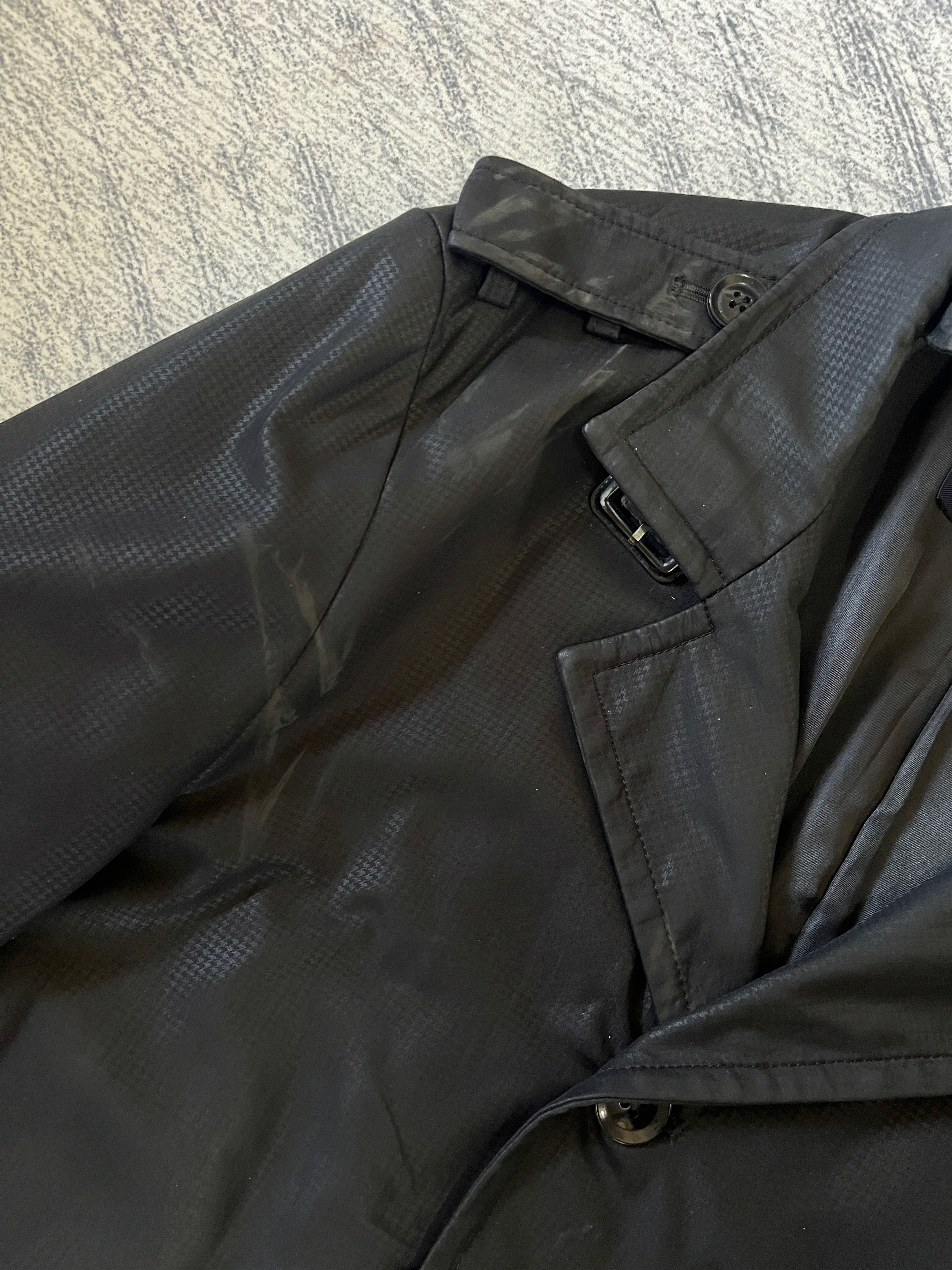 Tete Homme Tete Due by Kazutaka Katoh Waxed Trench Coat Size US L / EU 52-54 / 3 - 8 Thumbnail