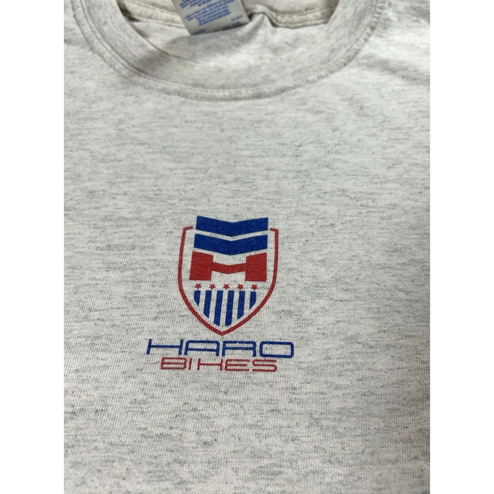 Vintage VINTAGE Haro Bikes BMX Bike Bicycle Promo Tee Ryan Nyquist Dave Mirra Medium 00s Shirt Mens Blue 90s 00s BMX Haro Bikes Gildan Ultra Cotton Size US M / EU 48-50 / 2 - 4 Thumbnail