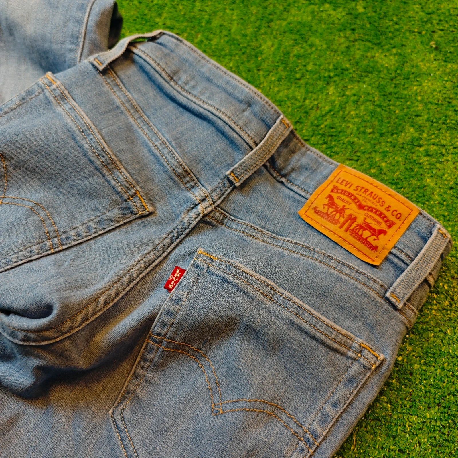 Levi's Levi's 725 Jeans Womens 24 blue Flare Bootcut high rise Size 24" / US 00 / IT 34 - 7 Thumbnail
