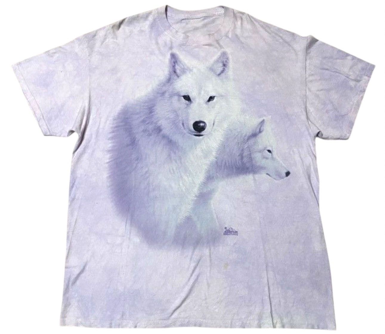 The Mountain VTG The Mountain White Wolf Tie Dye T-Shirt Nature Animal Size US L / EU 52-54 / 3 - 1 Thumbnail