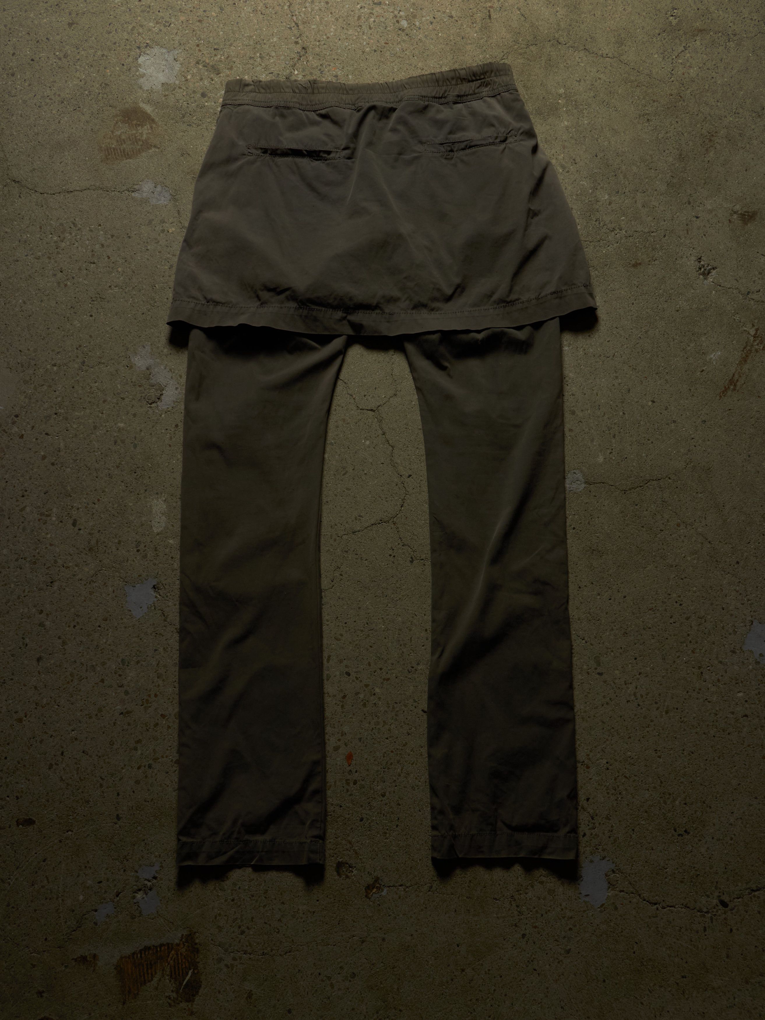 Rick Owens Drkshdw FW10 [GLEAM] ASYMMETRICAL KILT PANTS Size US 30 / EU 46 - 8 Thumbnail